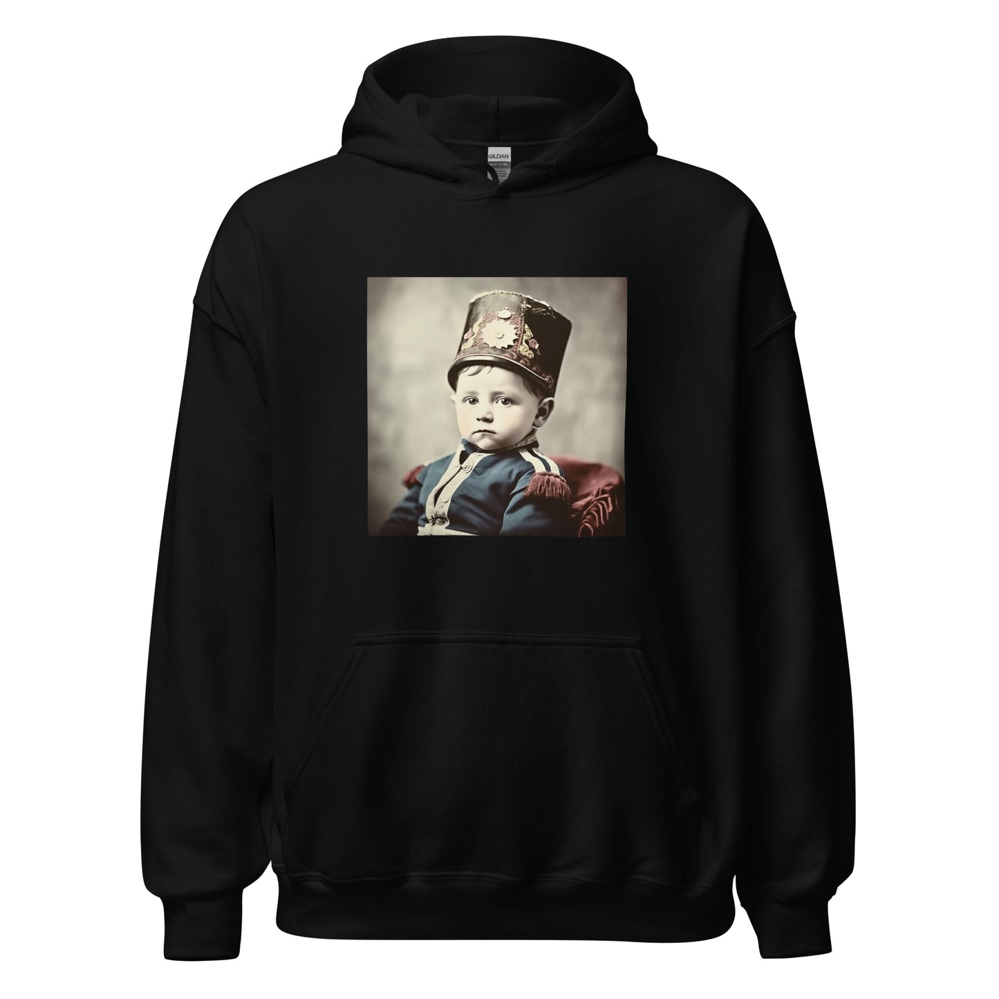 Hoodie Unisex / Air Spun Cotton / Portrait Napoleon Carlo III