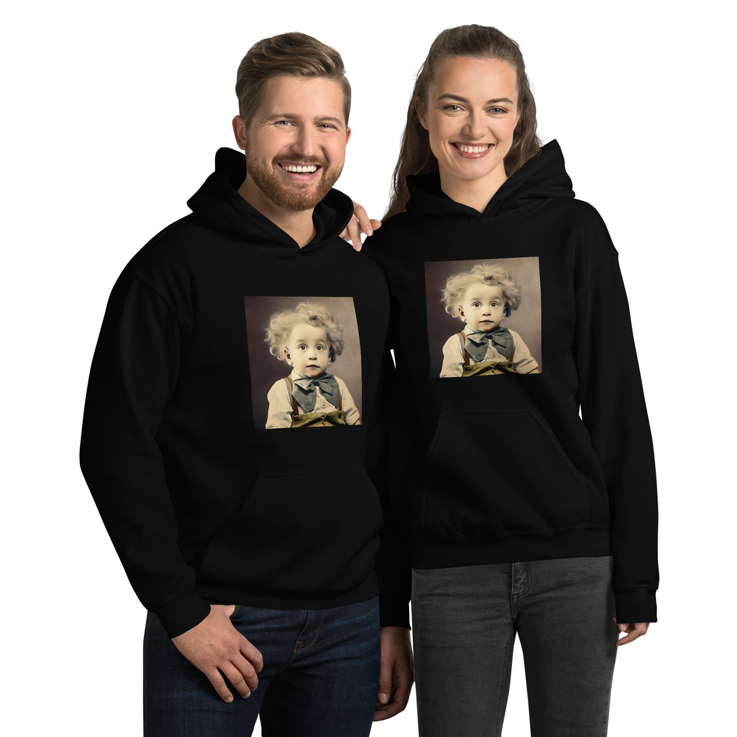 Hoodie Unisex / Air Spun Cotton / Portrait Albert Hermann II