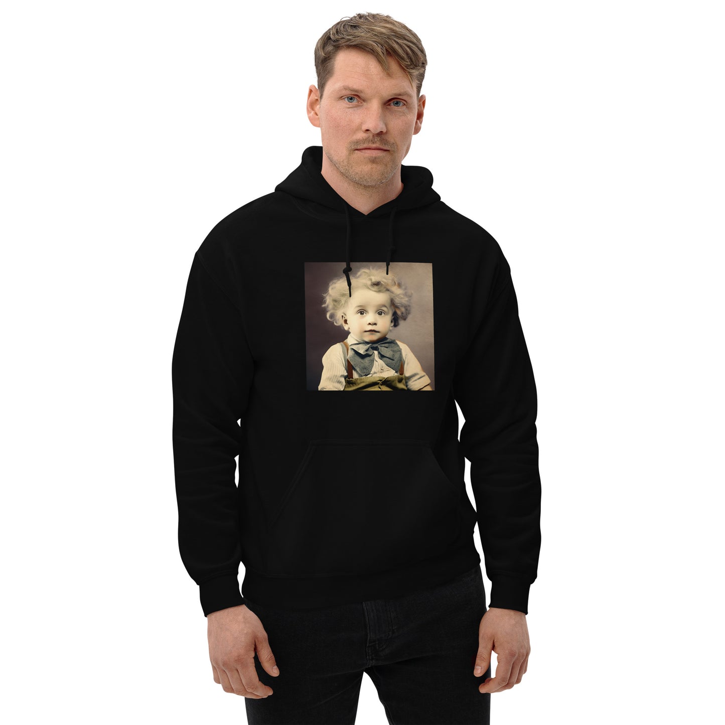 Hoodie Unisex / Air Spun Cotton / Portrait Albert Hermann II