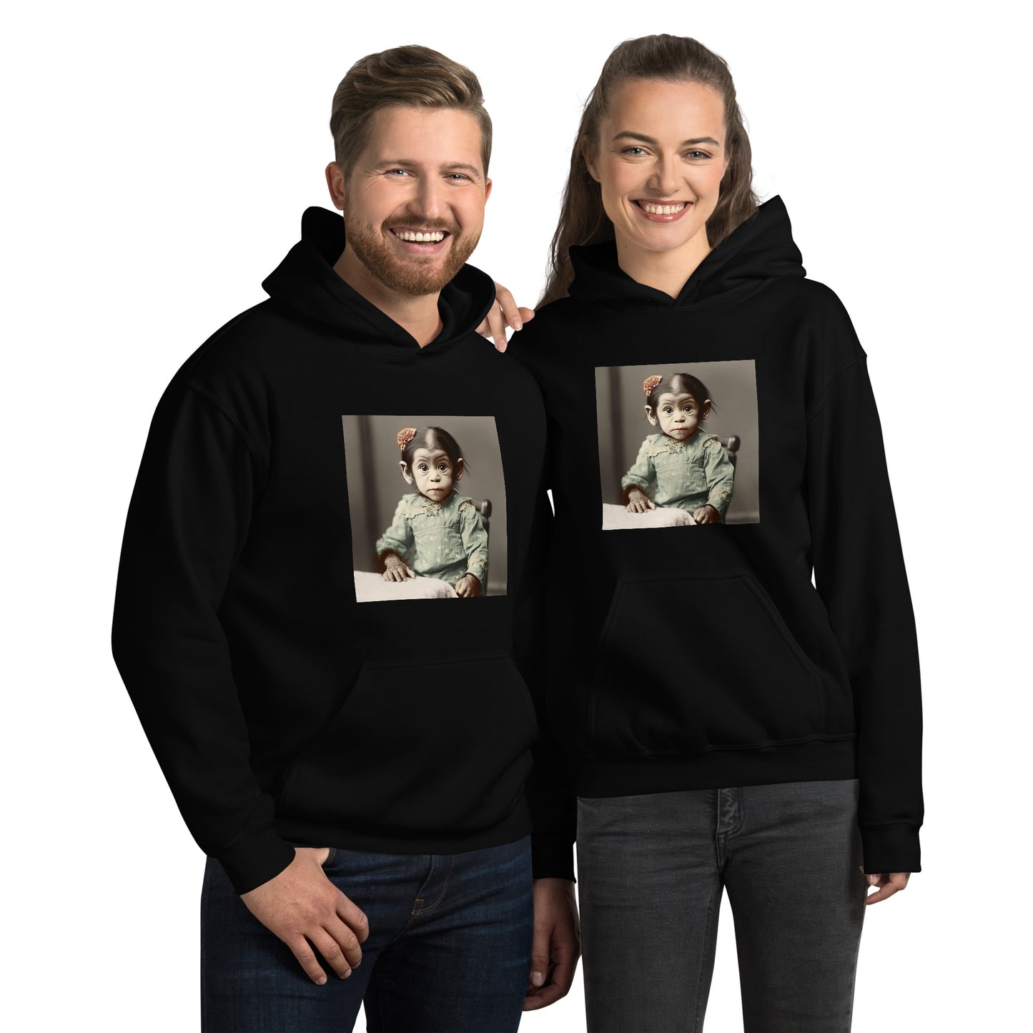 Hoodie Unisex / Air Spun Cotton / Portrait Lucy Dinkinesh I