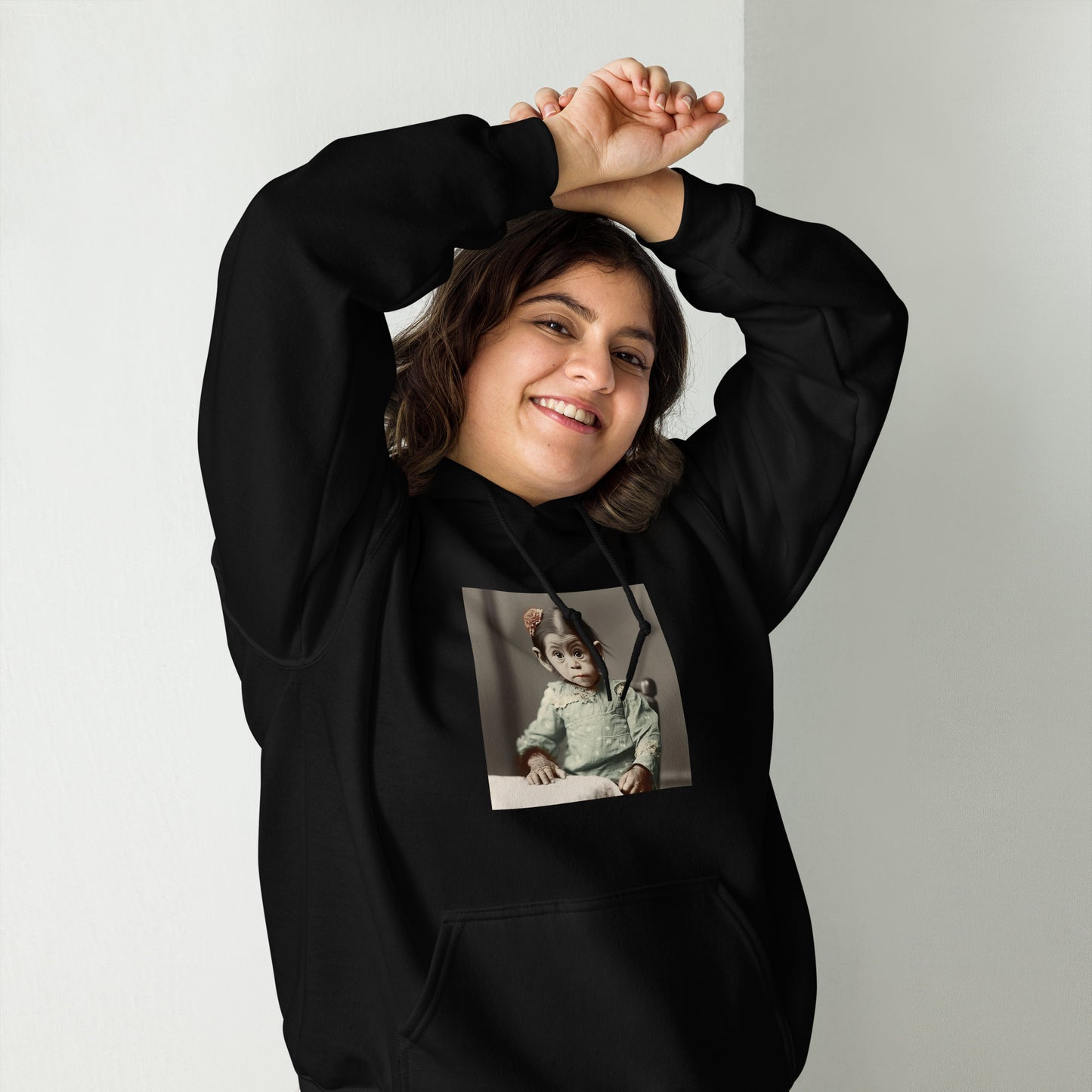 Hoodie Unisex / Air Spun Cotton / Portrait Lucy Dinkinesh I