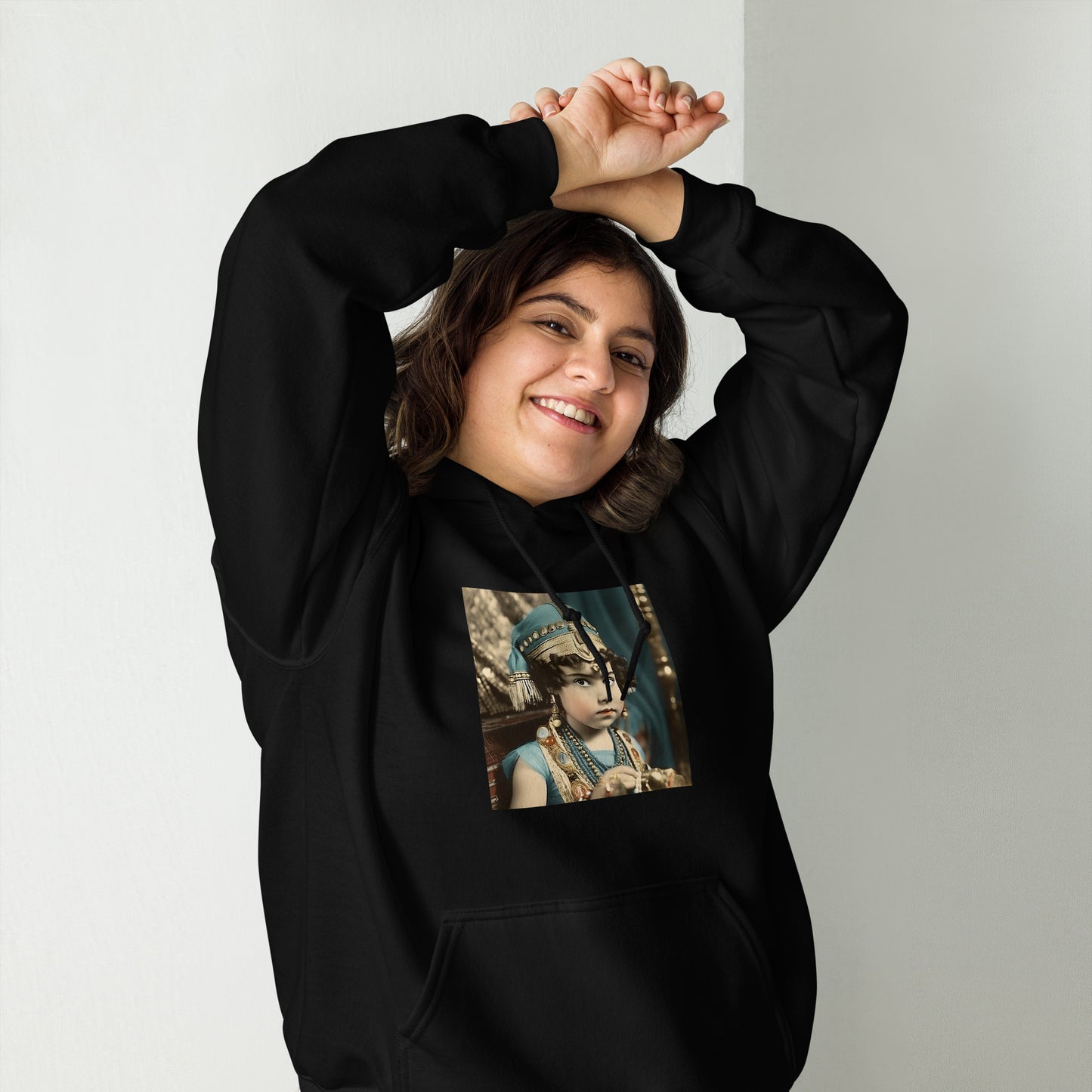 Hoodie Unisex / Air Spun Cotton / Portrait Cleopatra Philopator II