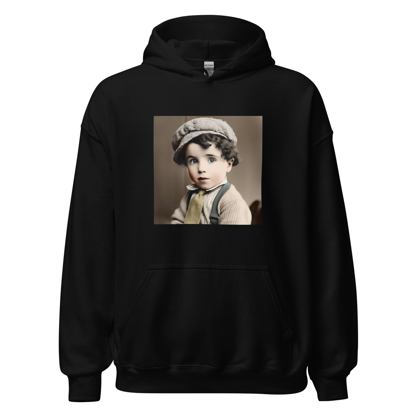 Hoodie Unisex / Air Spun Cotton / Portrait Charles 'Charlie' Spencer III