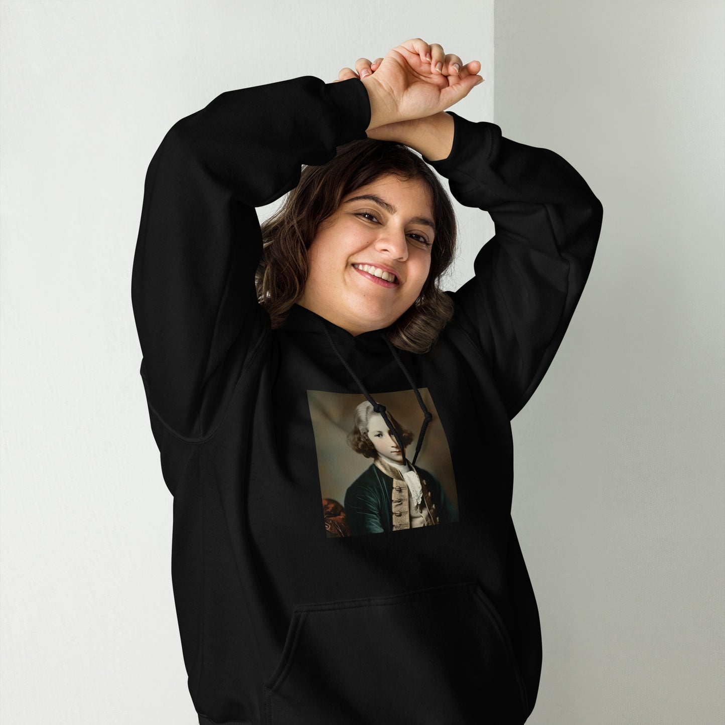 Hoodie Unisex / Air Spun Cotton / Portrait George Augustine I