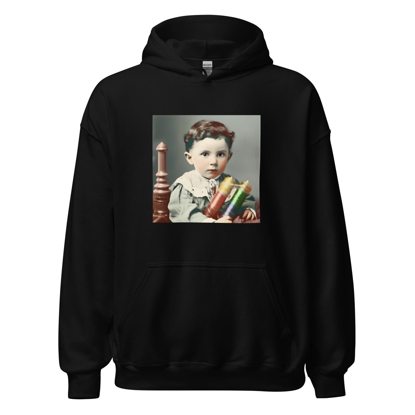 Hoodie Unisex / Air Spun Cotton / Portrait Nikola Milutin I