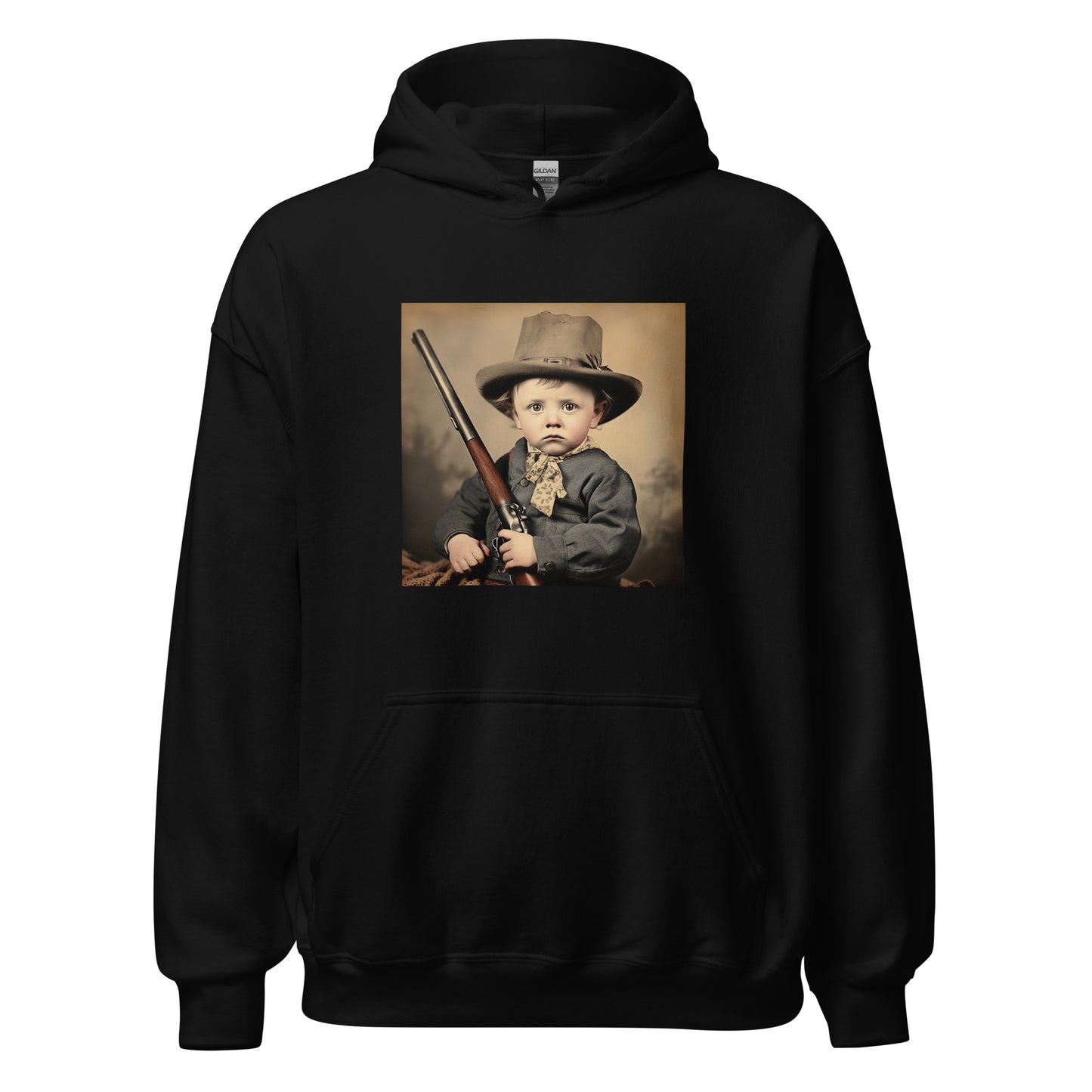 Hoodie Unisex / Air Spun Cotton / Portrait William 'Billy' Henry III