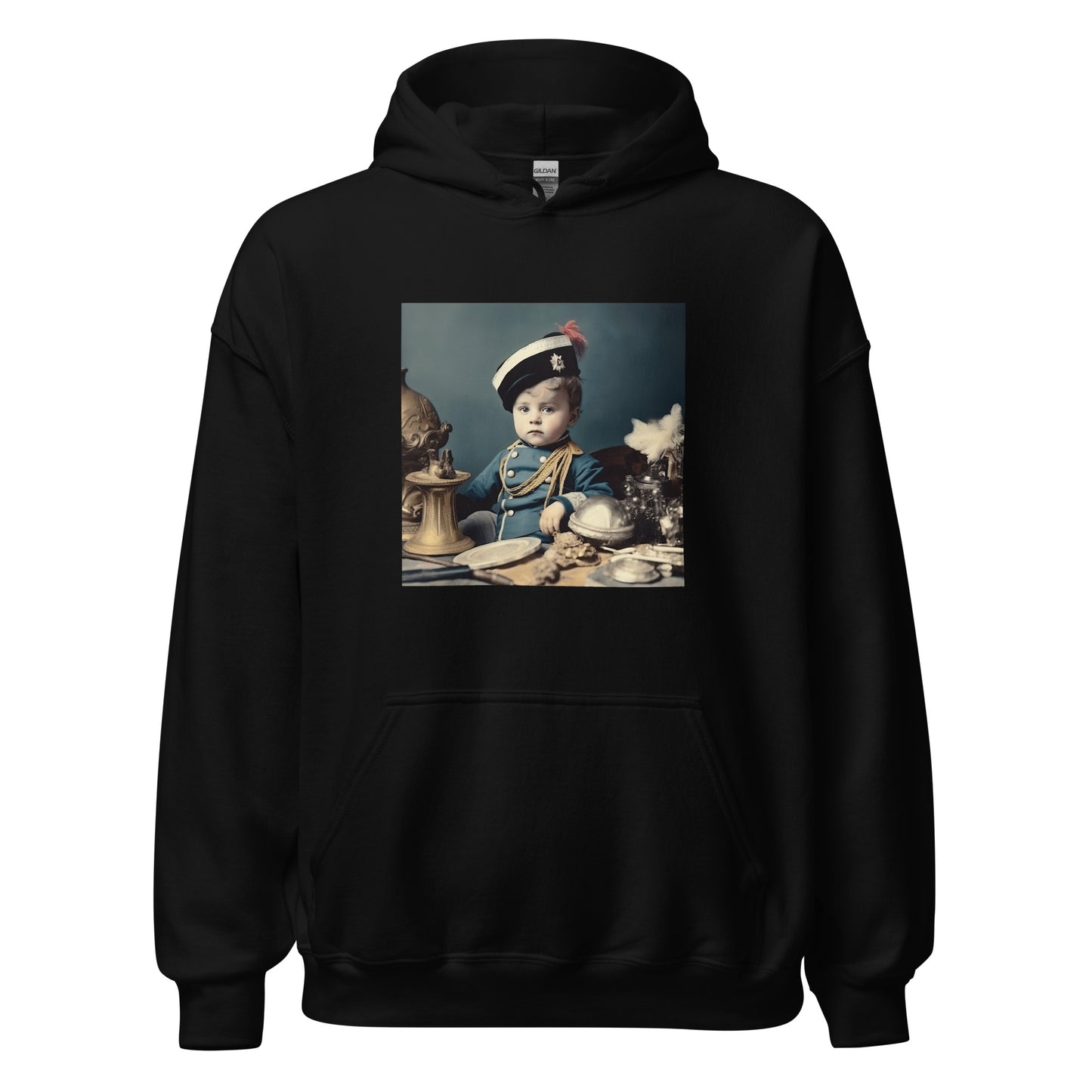 Hoodie Unisex / Air Spun Cotton / Portrait Napoleon Carlo VIII