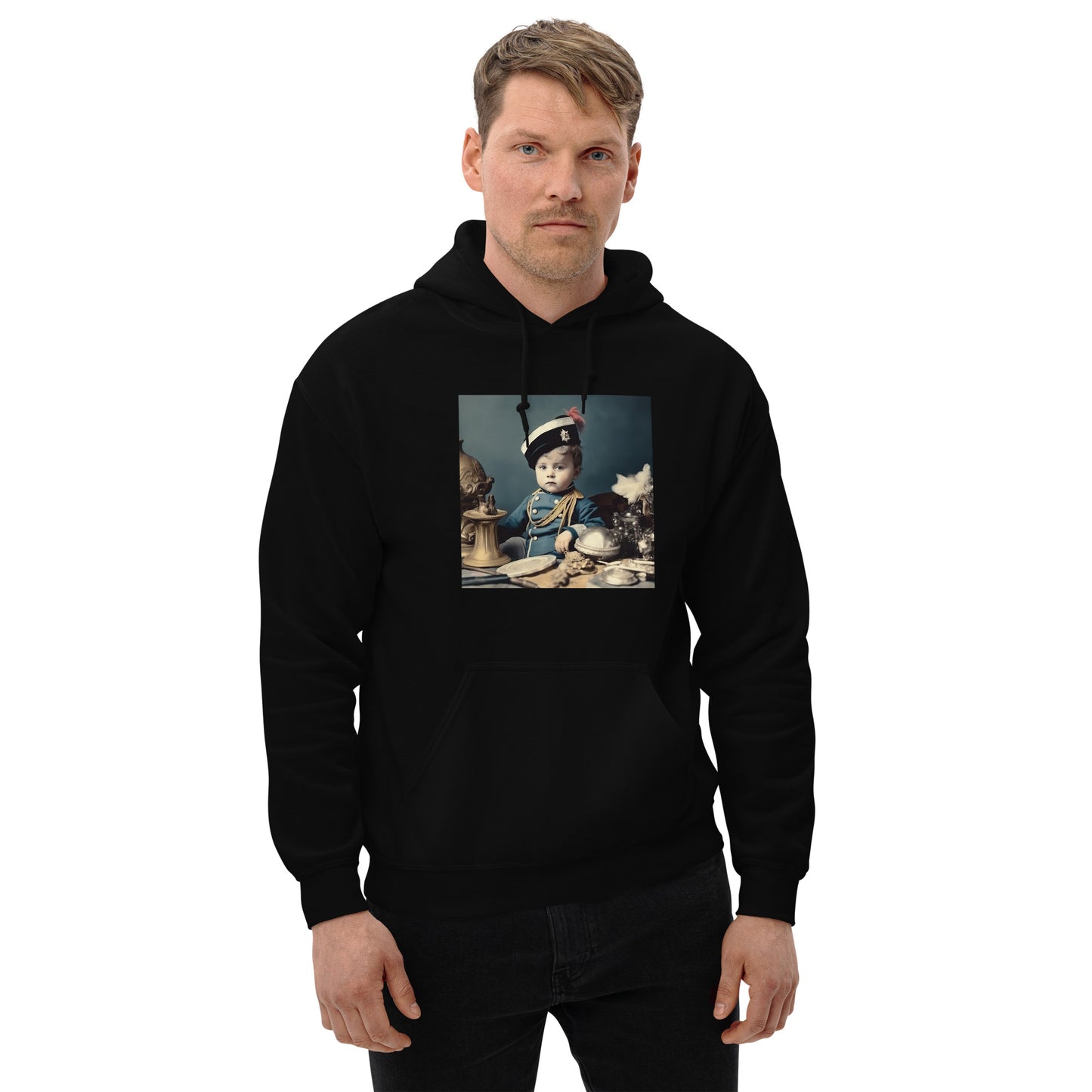 Hoodie Unisex / Air Spun Cotton / Portrait Napoleon Carlo VIII