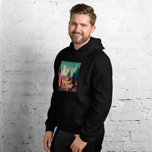 Hoodie Unisex / Air Spun Cotton / Exoplanet #3