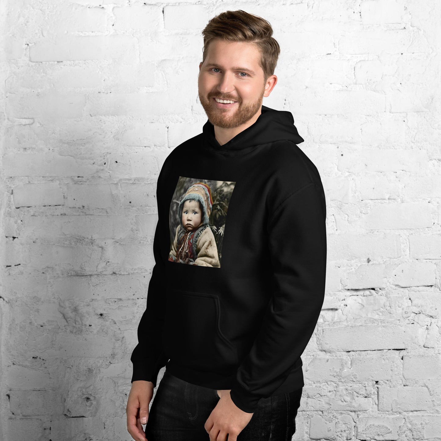 Hoodie Unisex / Air Spun Cotton / Portrait Koelbjerg Child I