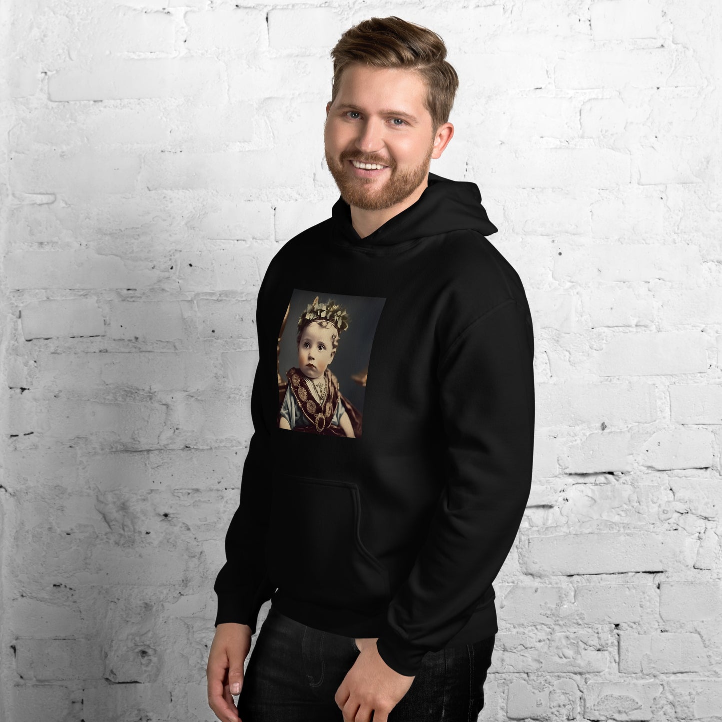 Hoodie Unisex / Air Spun Cotton / Portrait Gaius Julius I