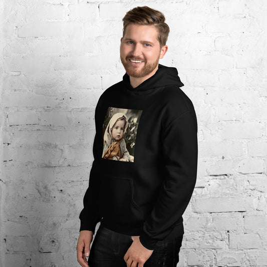 Hoodie Unisex / Air Spun Cotton / Portrait Jesus Nazareth I