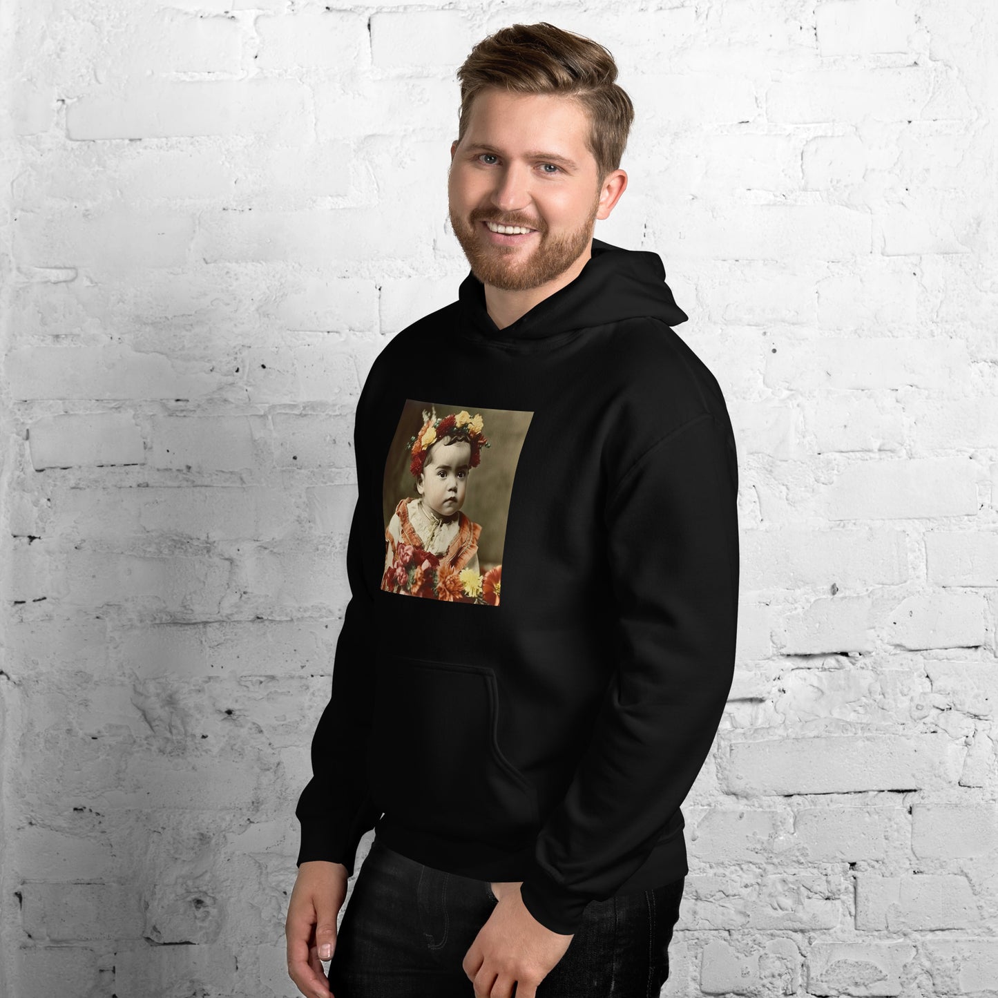 Hoodie Unisex / Air Spun Cotton / Portrait Magdalena Frida I