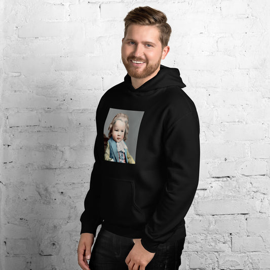 Hoodie Unisex / Air Spun Cotton / Portrait Johann Sebastian V