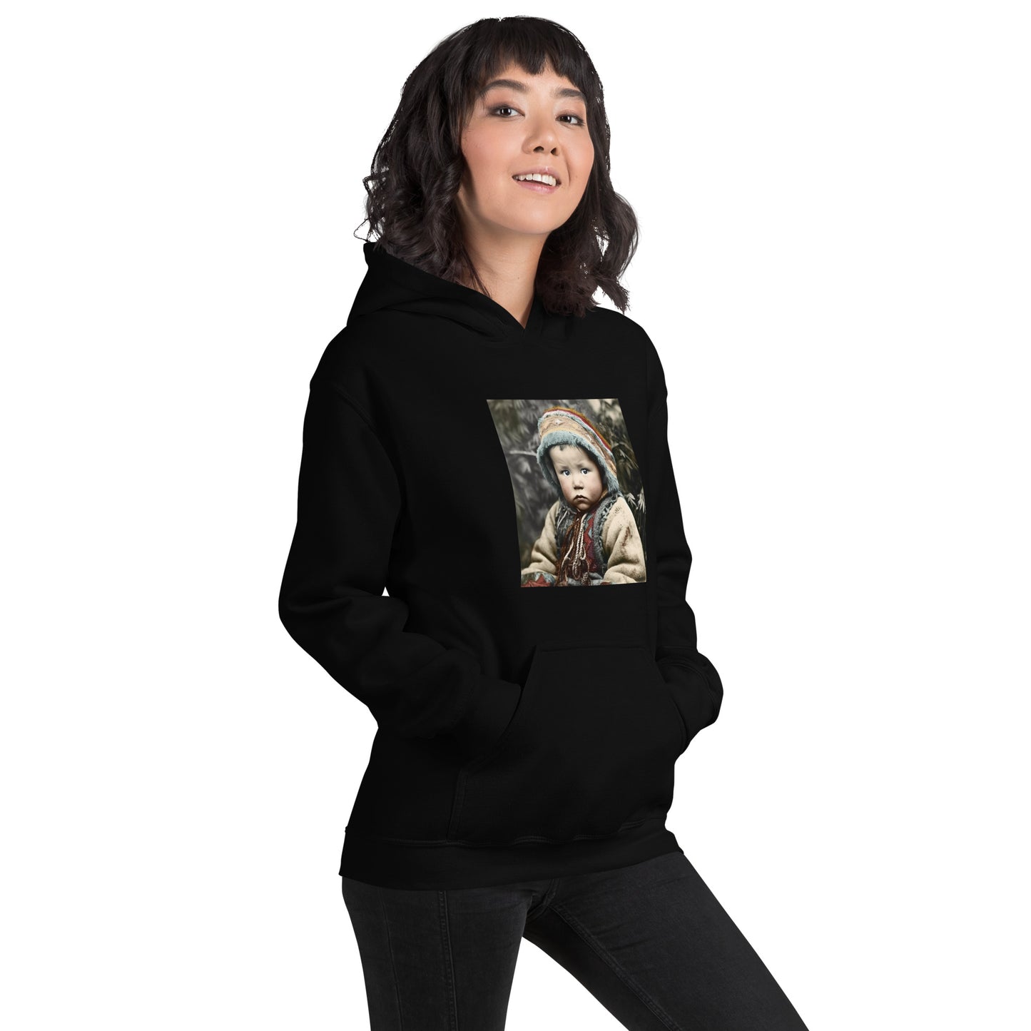 Hoodie Unisex / Air Spun Cotton / Portrait Koelbjerg Child I