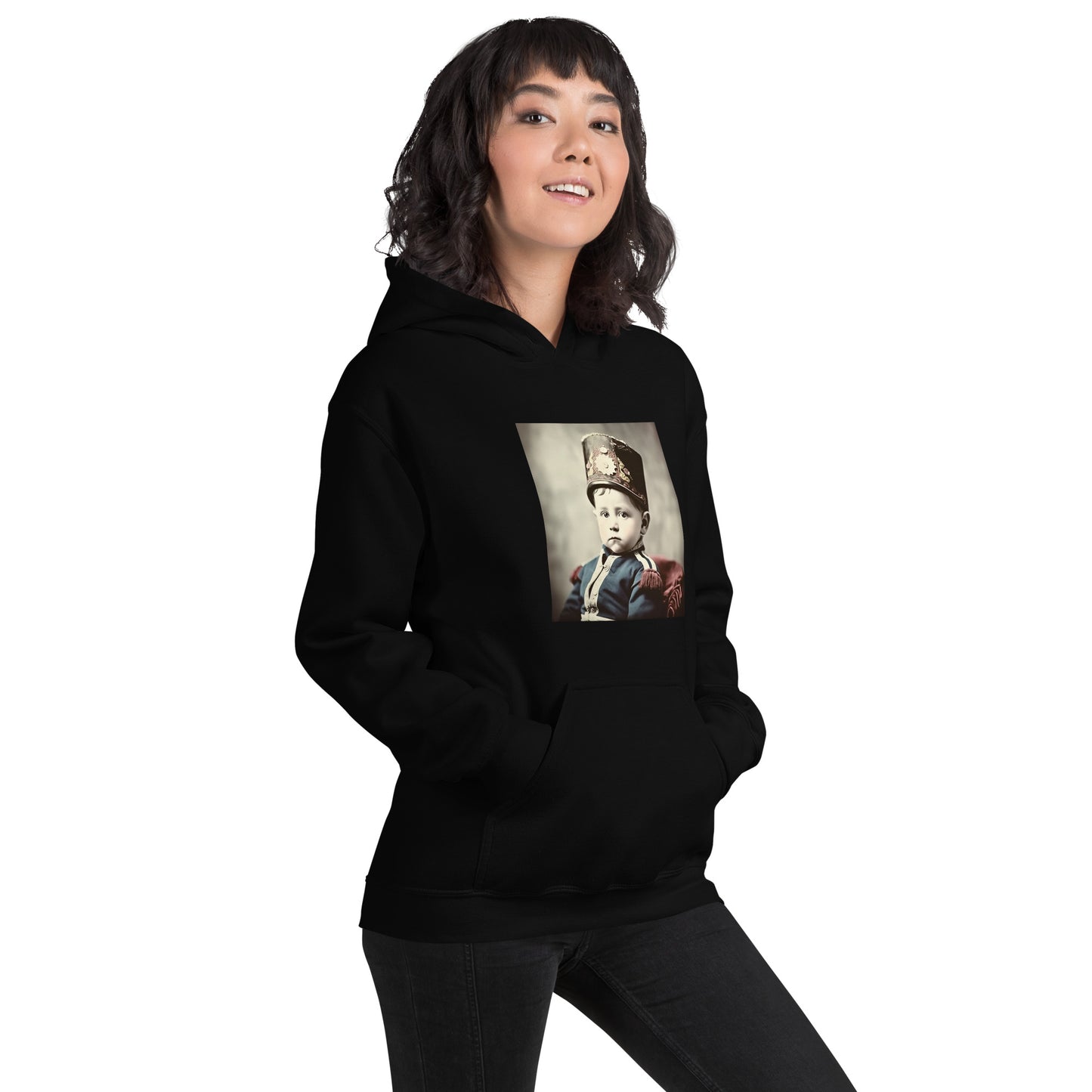 Hoodie Unisex / Air Spun Cotton / Portrait Napoleon Carlo III