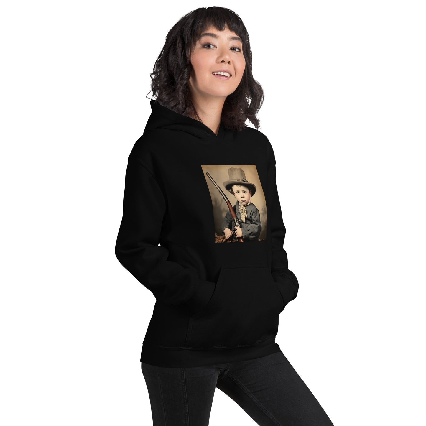 Hoodie Unisex / Air Spun Cotton / Portrait William 'Billy' Henry III