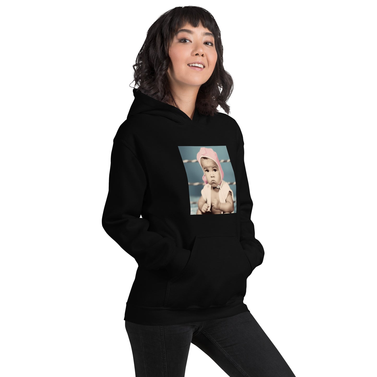 Hoodie Unisex / Air Spun Cotton / Portrait Cassius 'Muhammad' Marcellus III