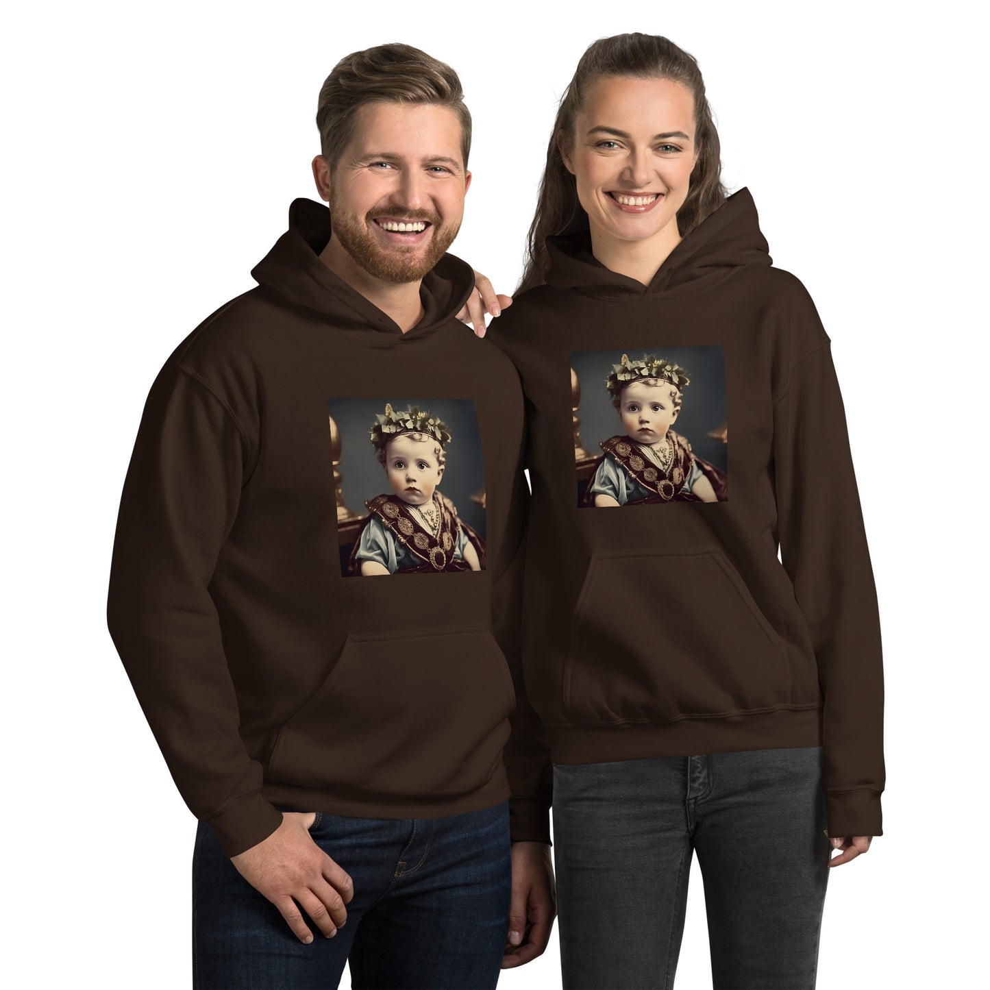 Hoodie Unisex / Air Spun Cotton / Portrait Gaius Julius I