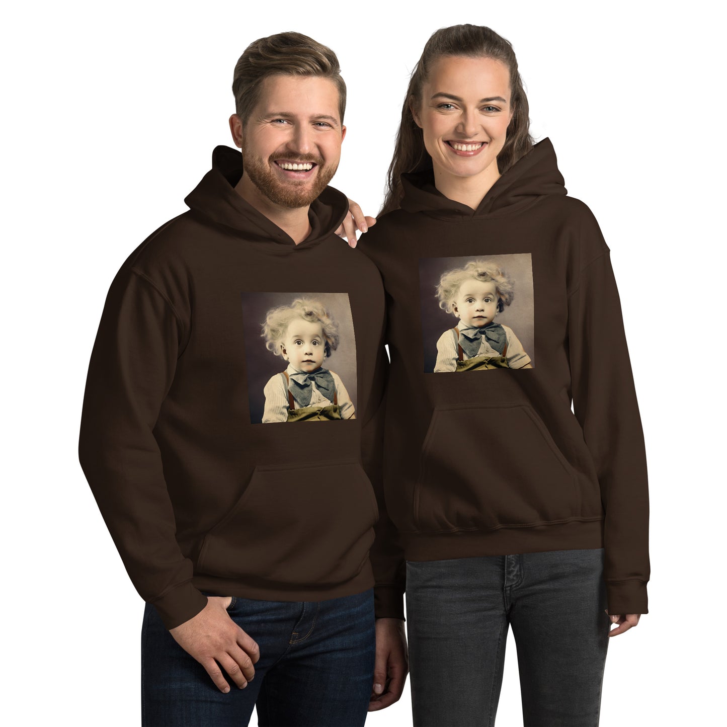 Hoodie Unisex / Air Spun Cotton / Portrait Albert Hermann II