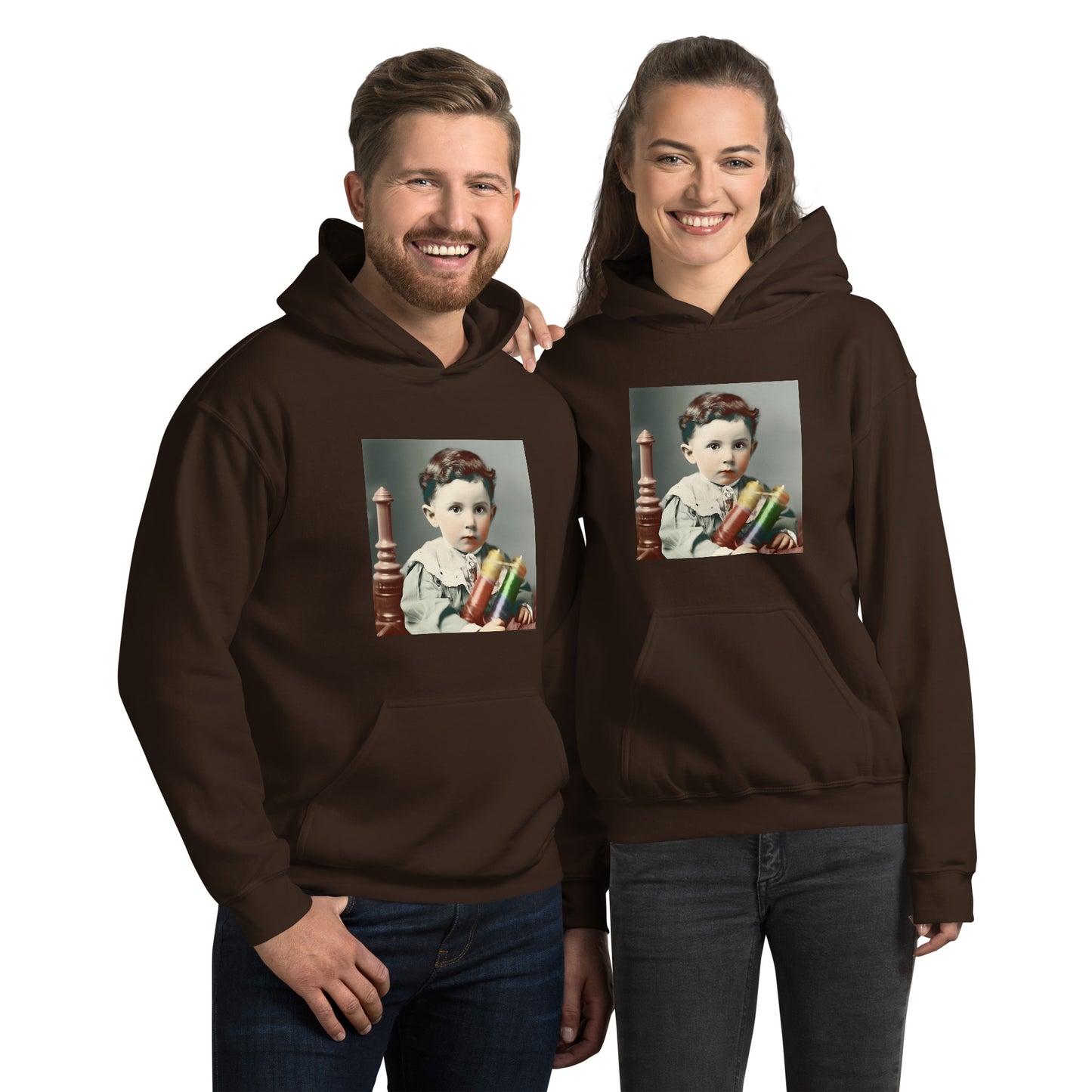 Hoodie Unisex / Air Spun Cotton / Portrait Nikola Milutin I