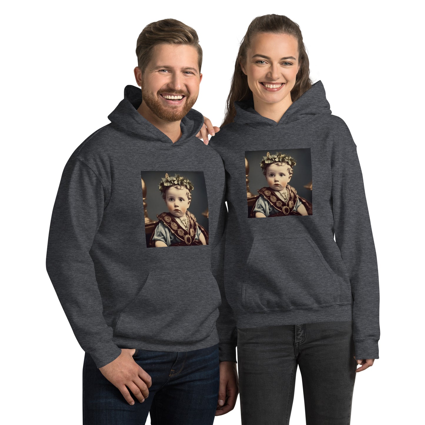 Hoodie Unisex / Air Spun Cotton / Portrait Gaius Julius I