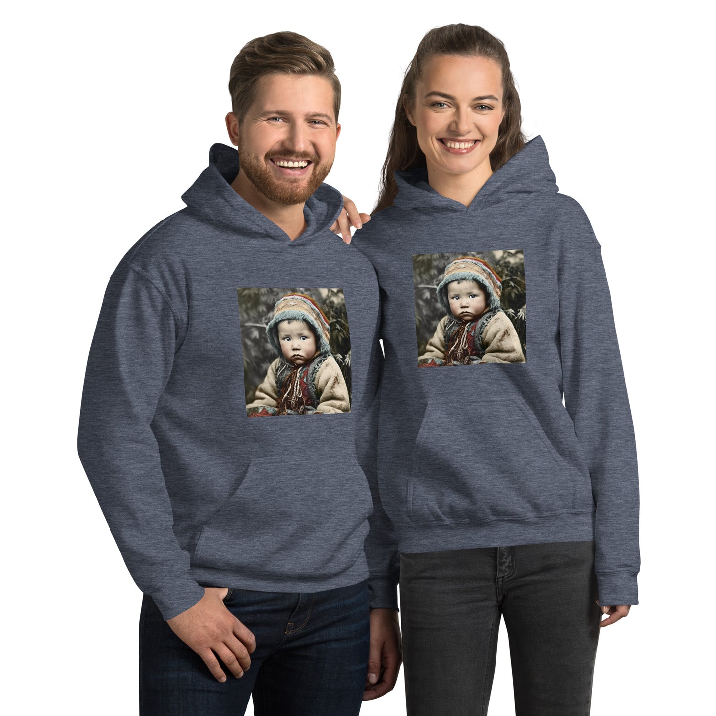 Hoodie Unisex / Air Spun Cotton / Portrait Koelbjerg Child I