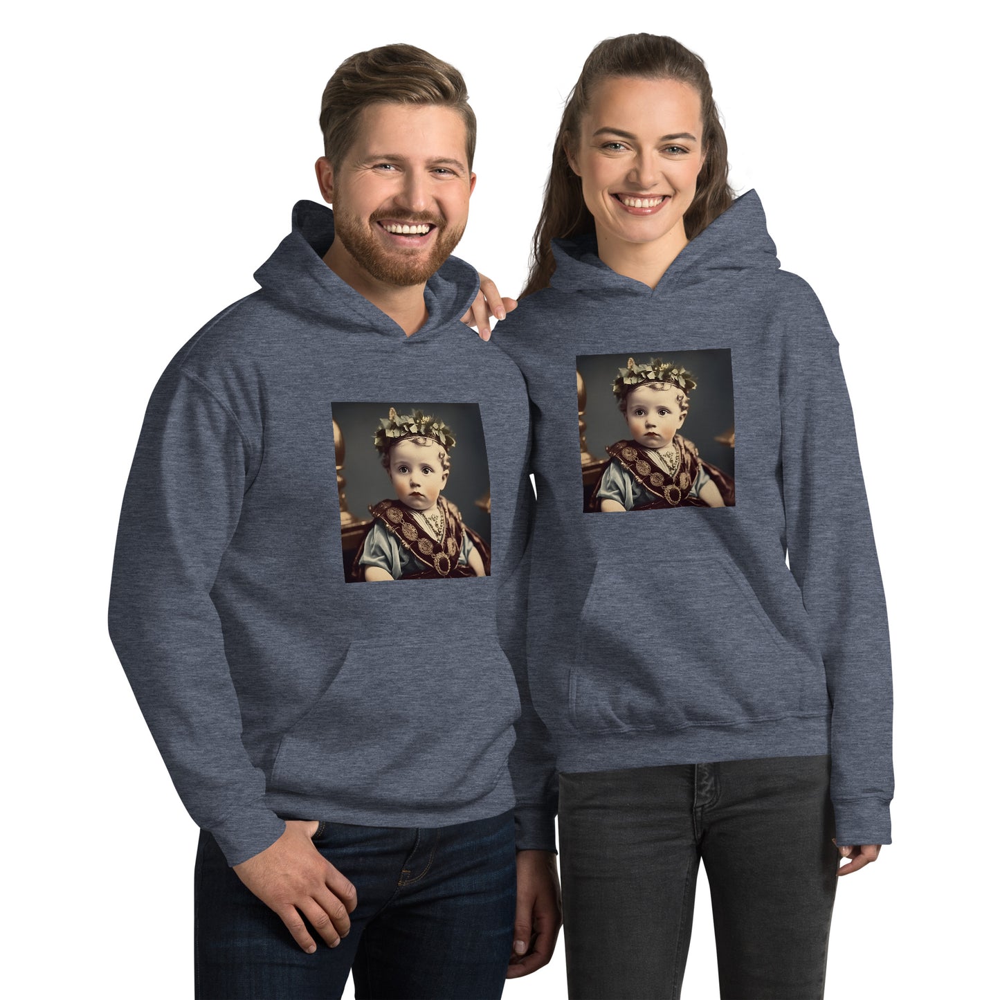 Hoodie Unisex / Air Spun Cotton / Portrait Gaius Julius I