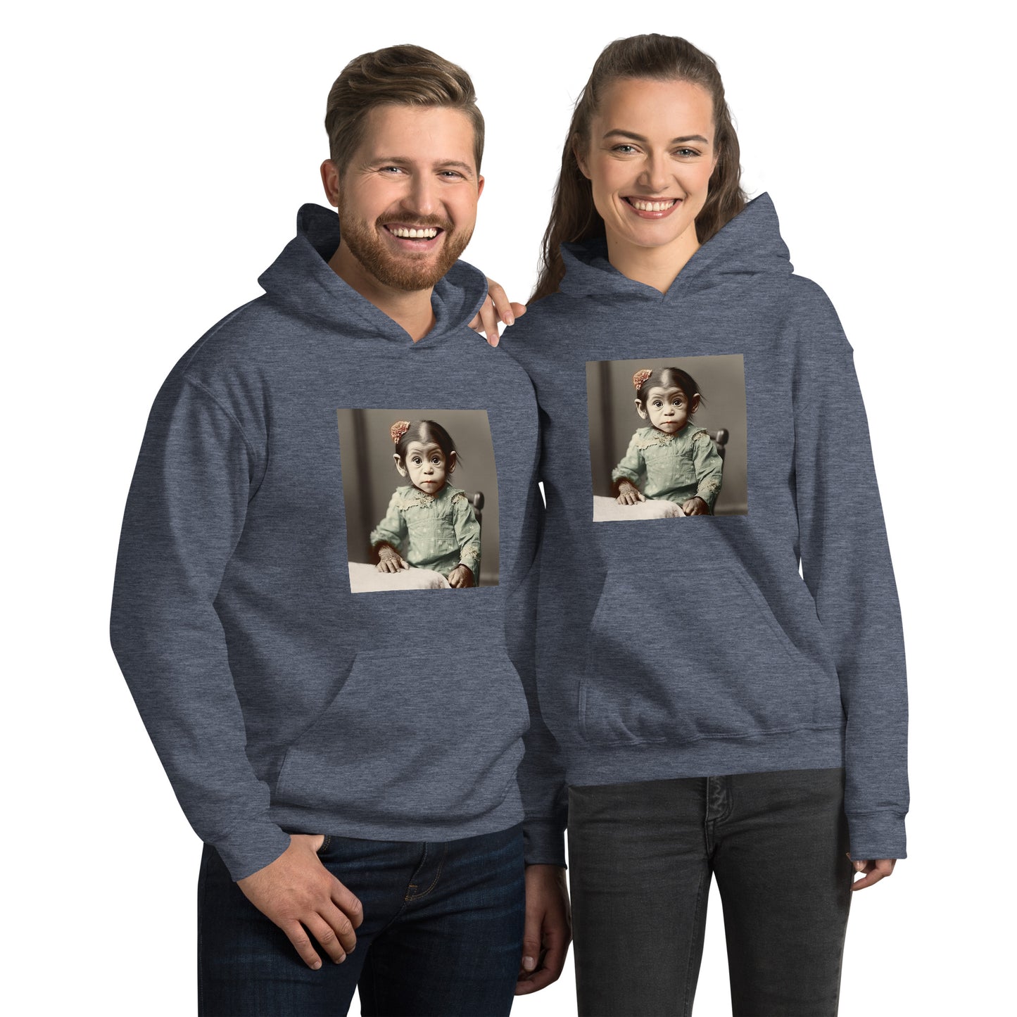 Hoodie Unisex / Air Spun Cotton / Portrait Lucy Dinkinesh I