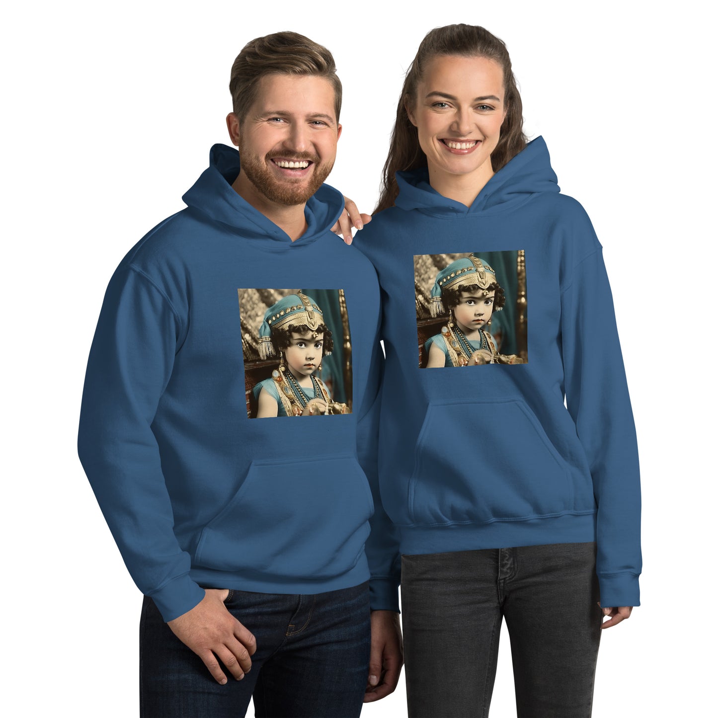 Hoodie Unisex / Air Spun Cotton / Portrait Cleopatra Philopator II