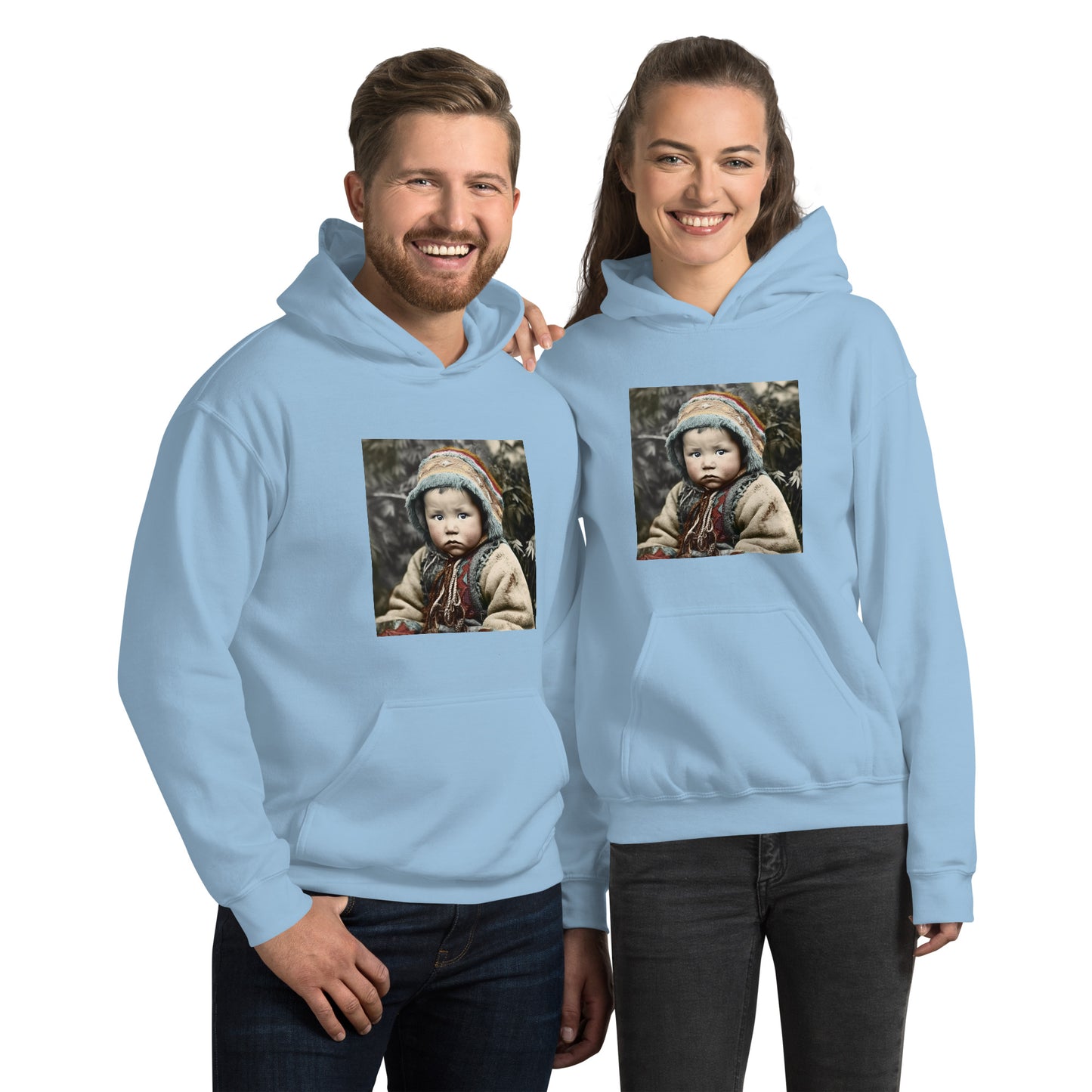 Hoodie Unisex / Air Spun Cotton / Portrait Koelbjerg Child I