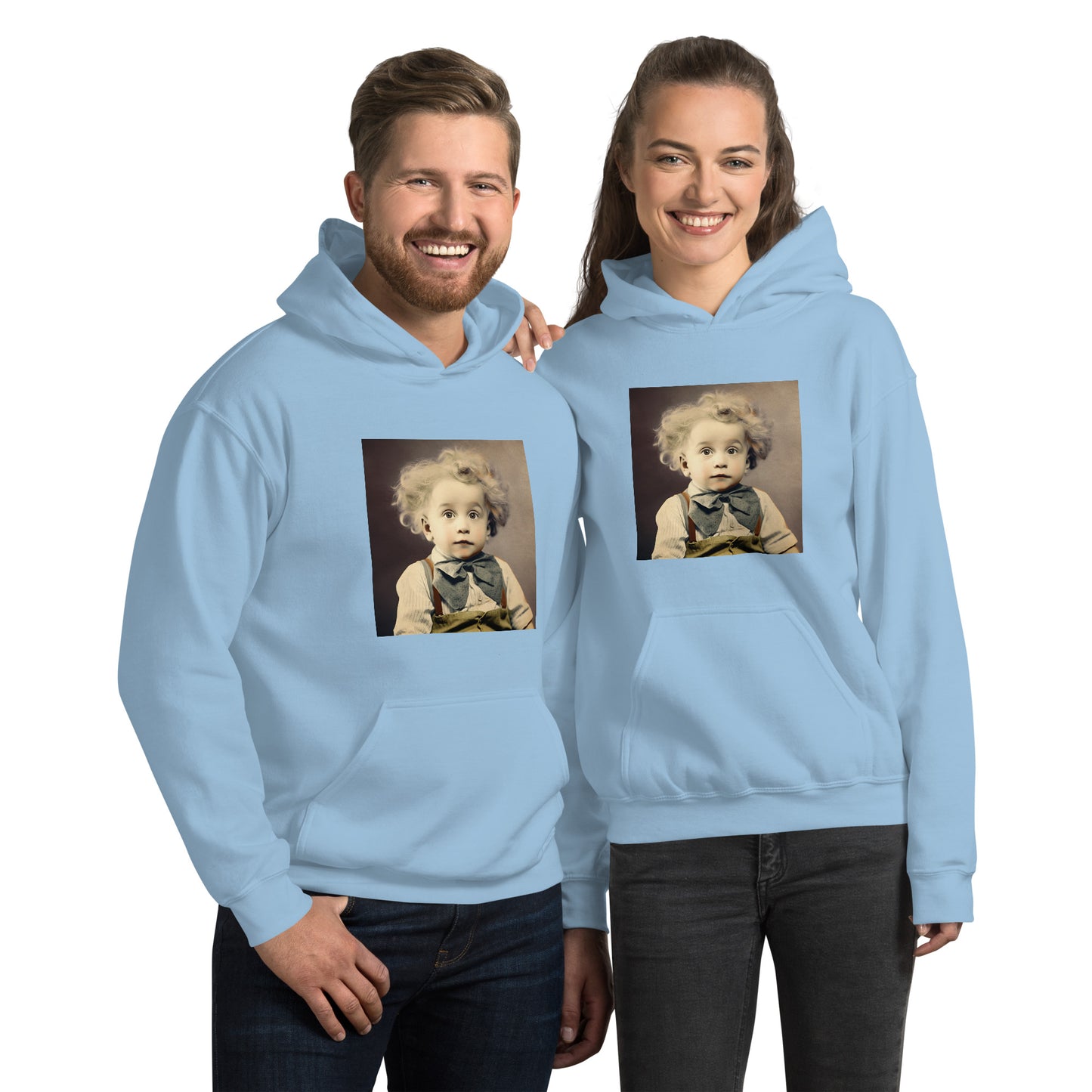 Hoodie Unisex / Air Spun Cotton / Portrait Albert Hermann II