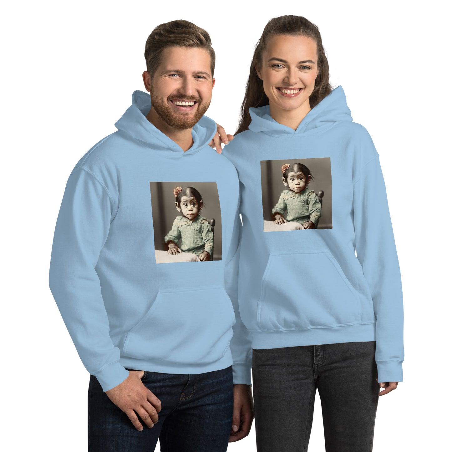 Hoodie Unisex / Air Spun Cotton / Portrait Lucy Dinkinesh I