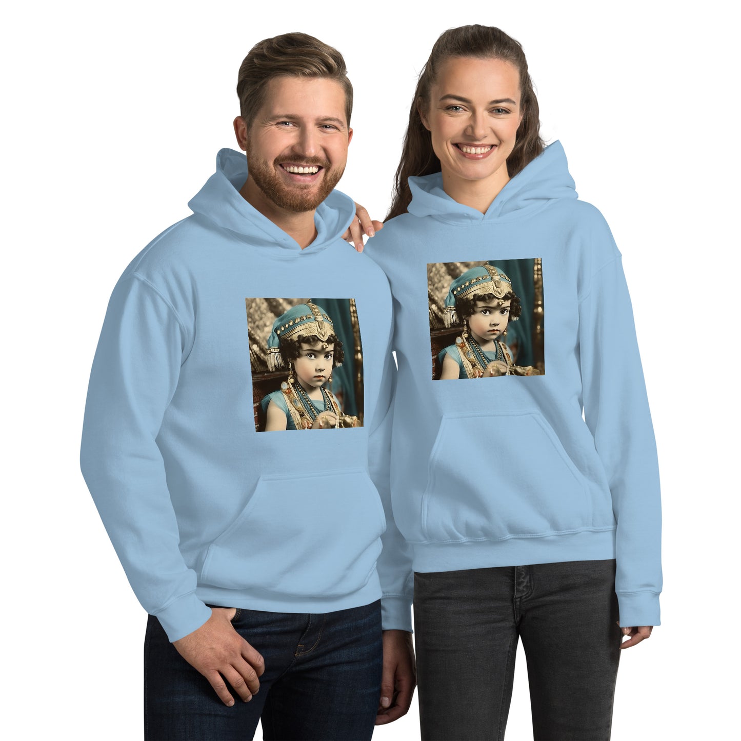 Hoodie Unisex / Air Spun Cotton / Portrait Cleopatra Philopator II