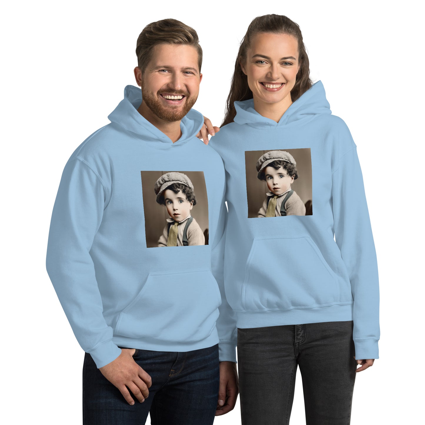 Hoodie Unisex / Air Spun Cotton / Portrait Charles 'Charlie' Spencer III