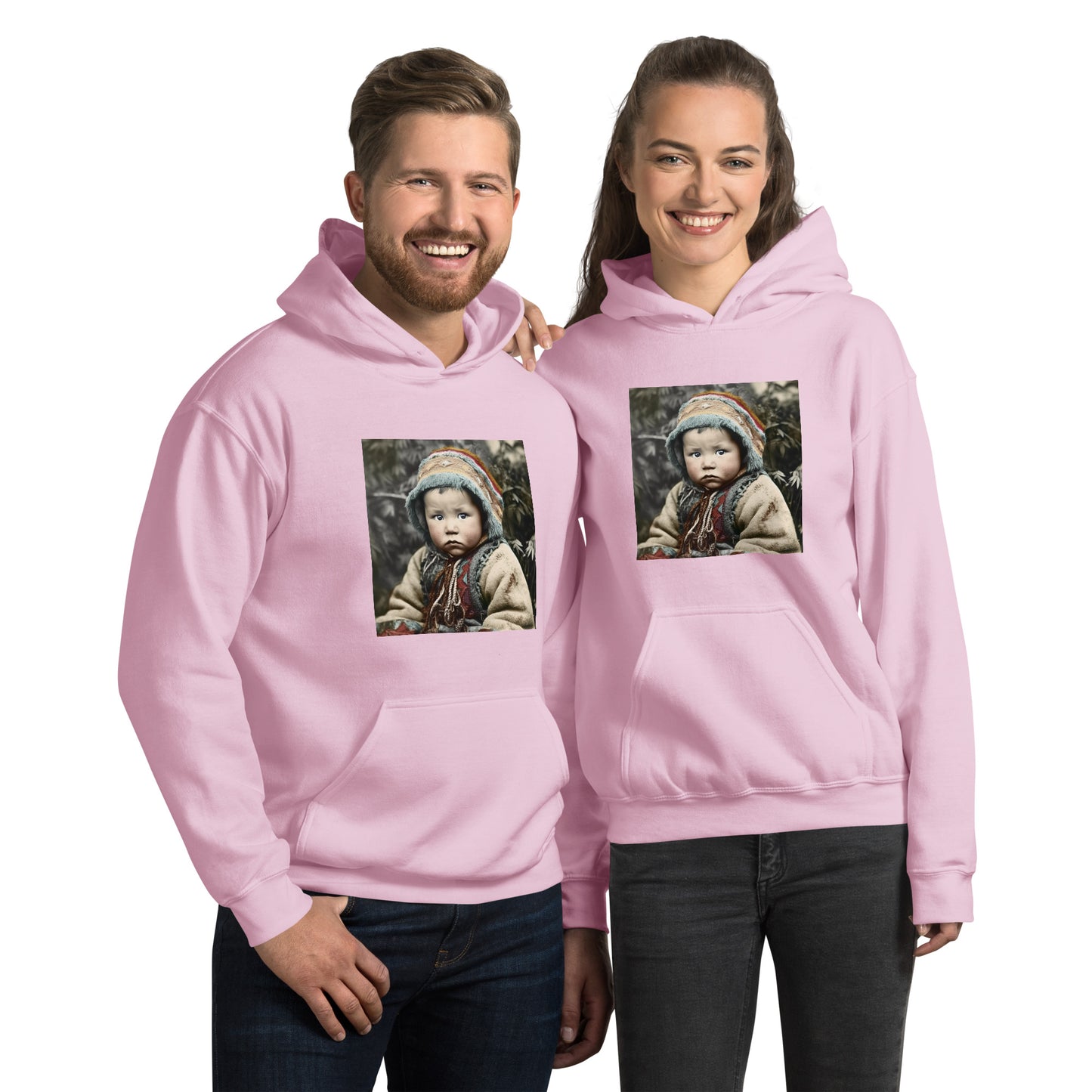 Hoodie Unisex / Air Spun Cotton / Portrait Koelbjerg Child I