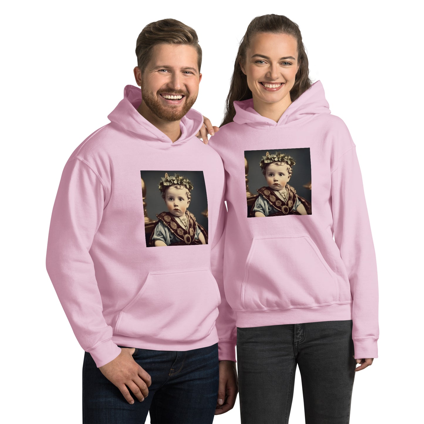 Hoodie Unisex / Air Spun Cotton / Portrait Gaius Julius I