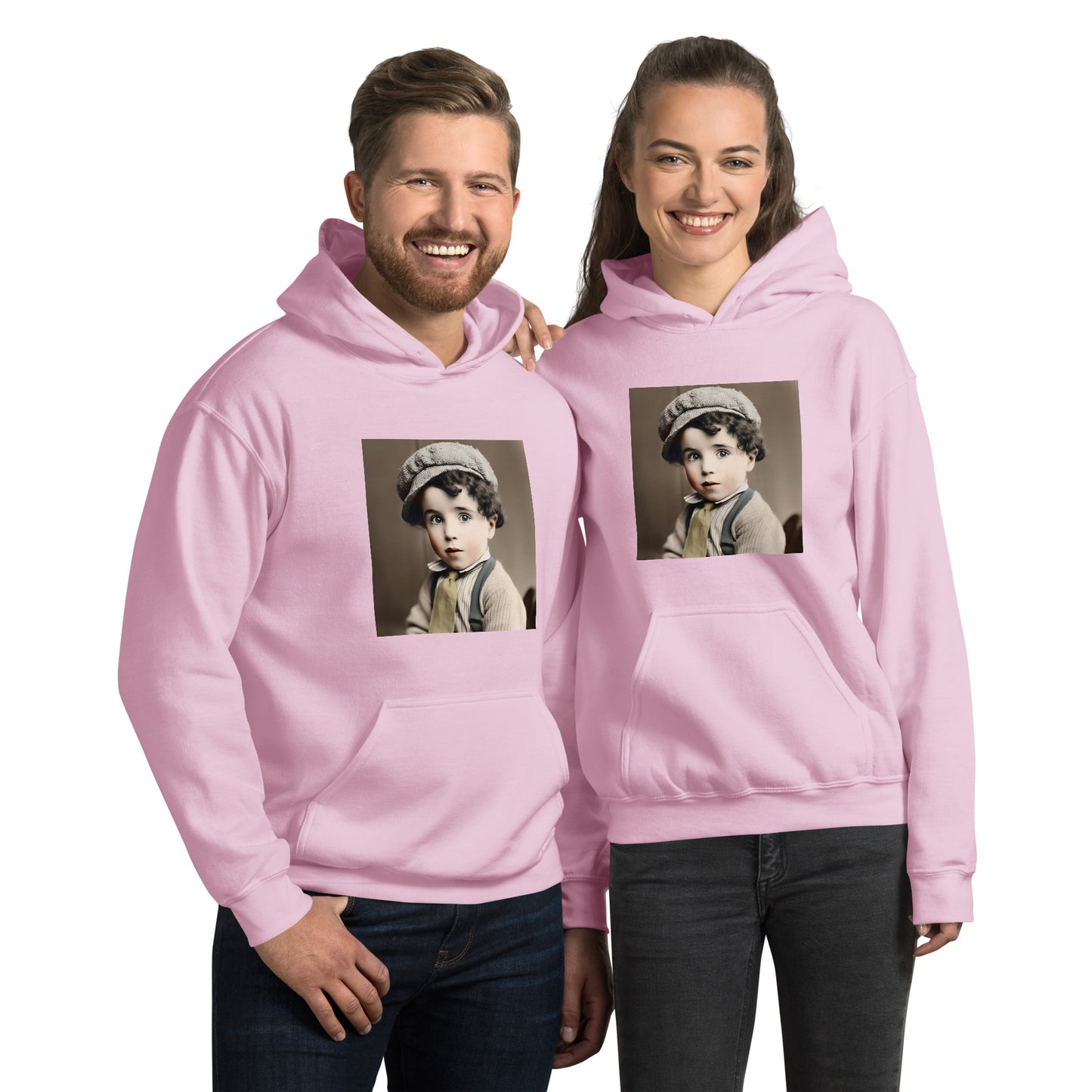 Hoodie Unisex / Air Spun Cotton / Portrait Charles 'Charlie' Spencer III