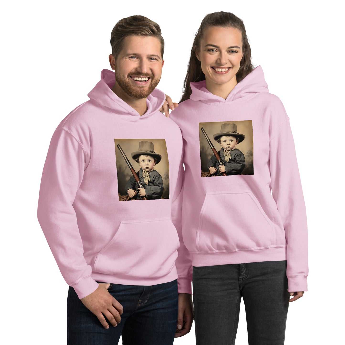 Hoodie Unisex / Air Spun Cotton / Portrait William 'Billy' Henry III