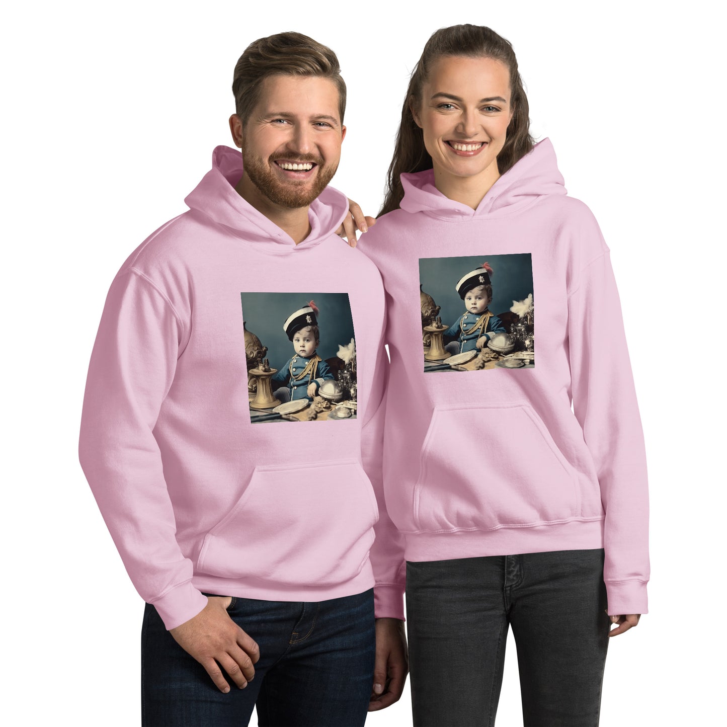 Hoodie Unisex / Air Spun Cotton / Portrait Napoleon Carlo VIII