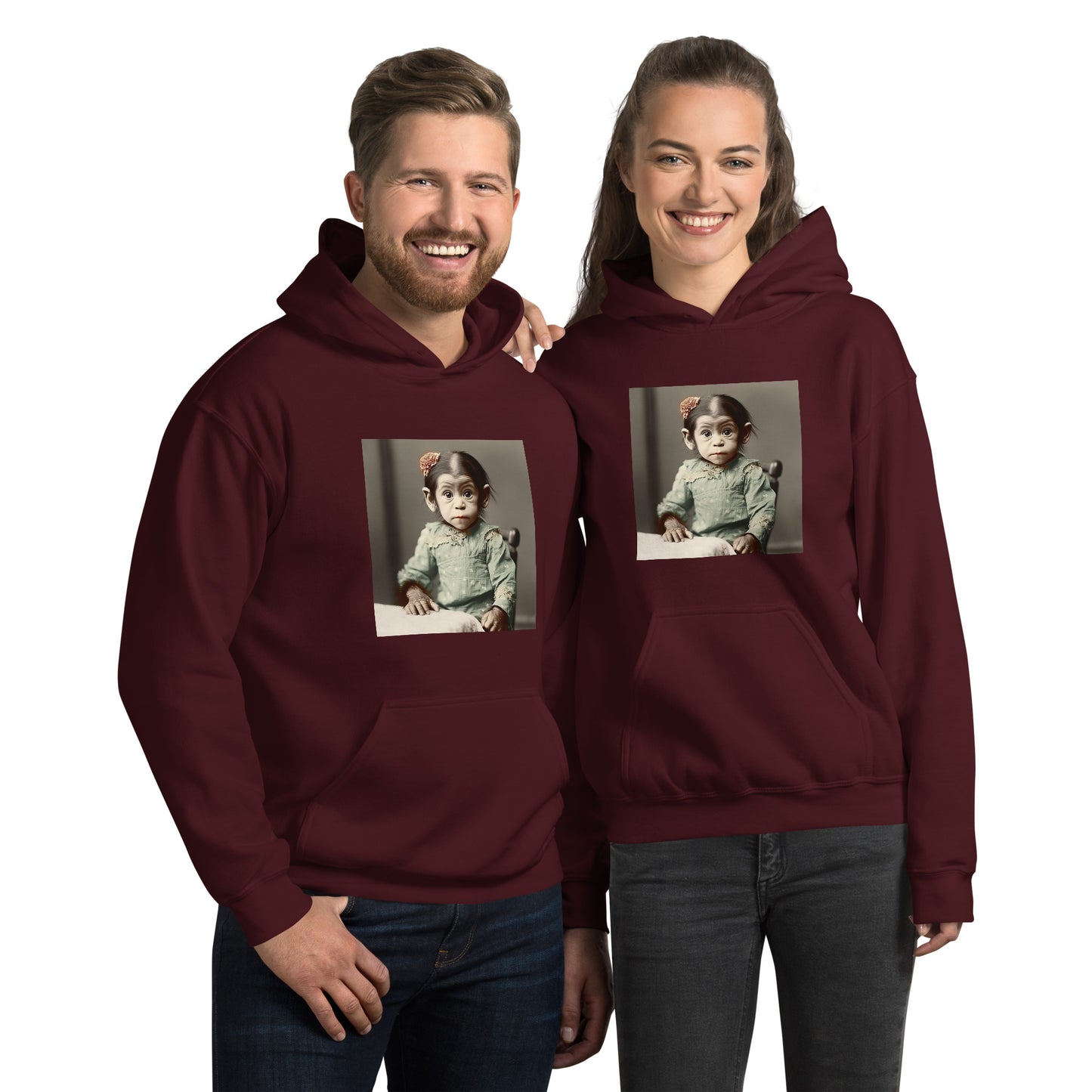 Hoodie Unisex / Air Spun Cotton / Portrait Lucy Dinkinesh I