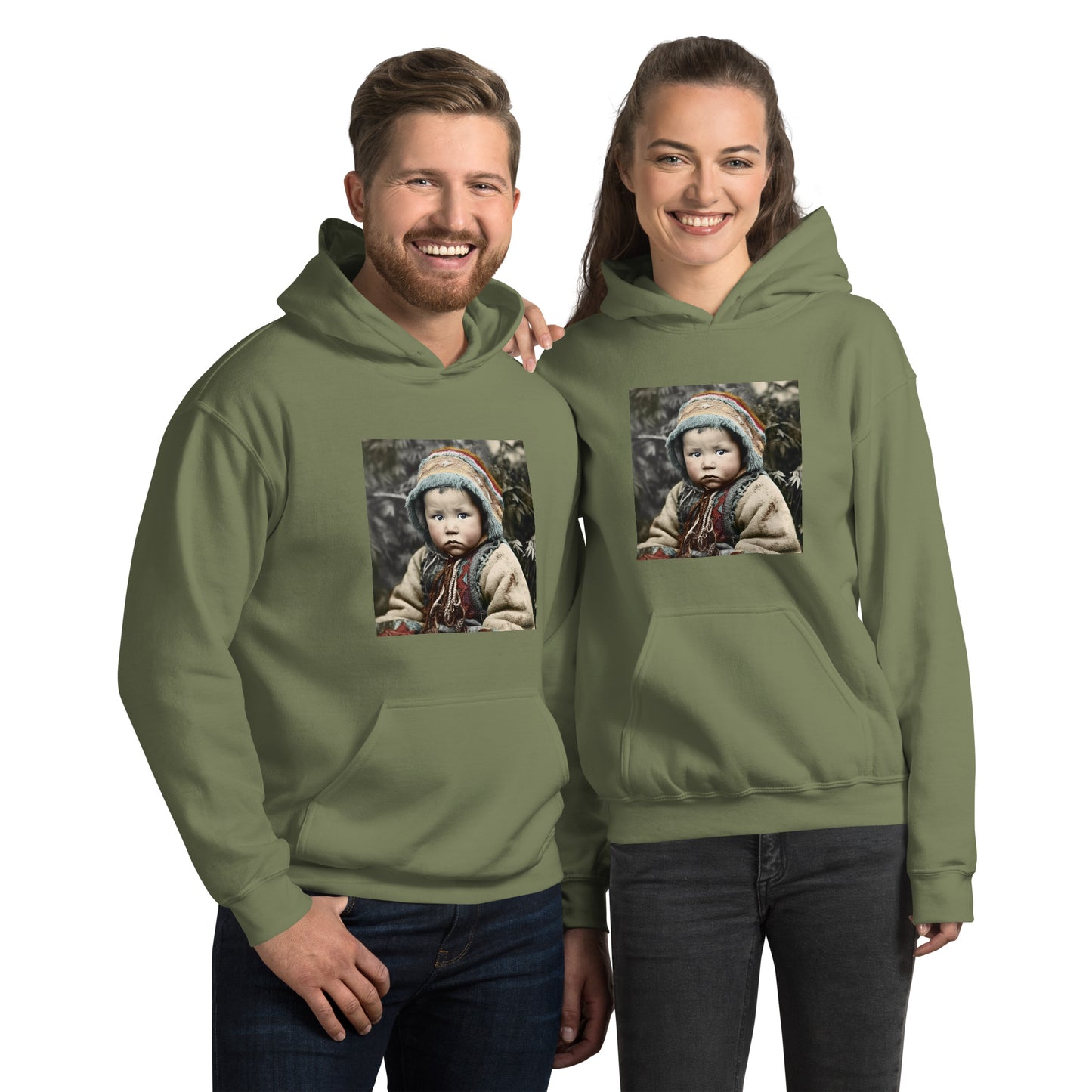 Hoodie Unisex / Air Spun Cotton / Portrait Koelbjerg Child I