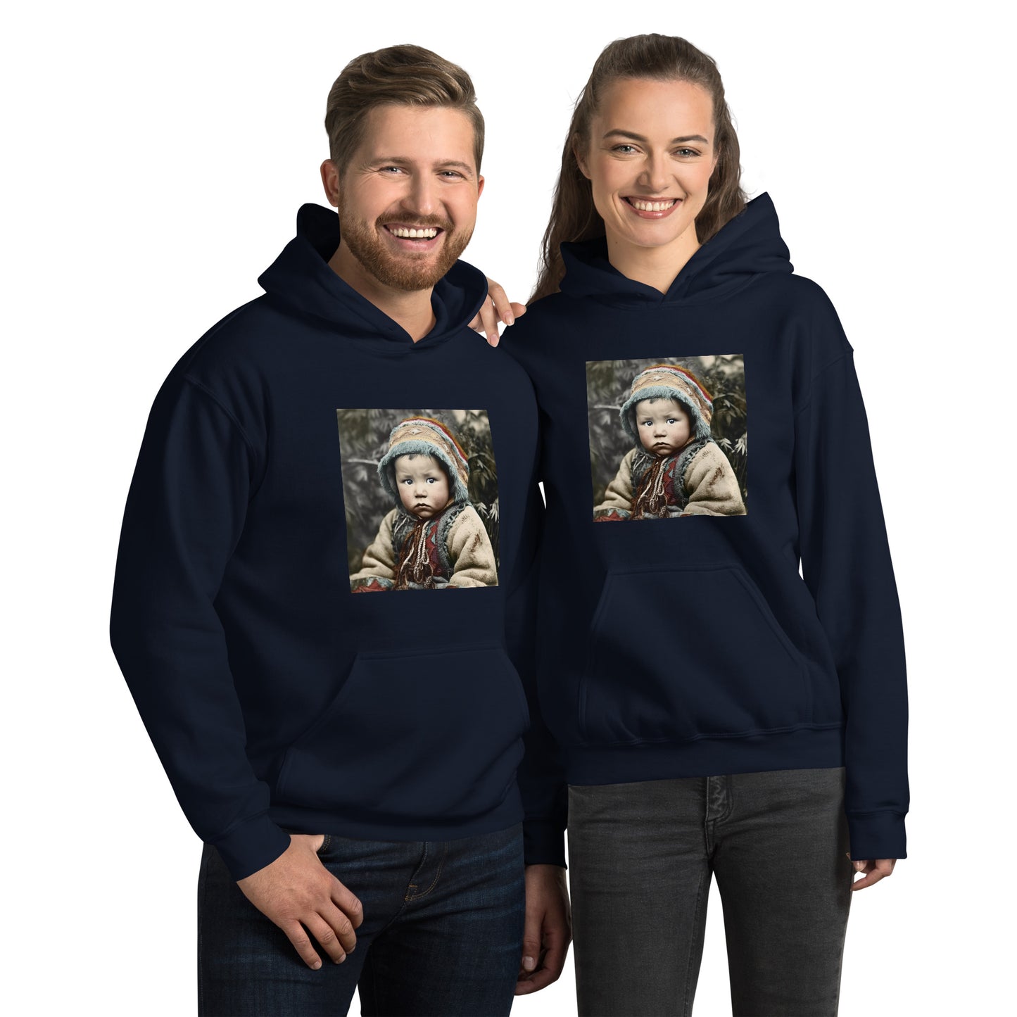 Hoodie Unisex / Air Spun Cotton / Portrait Koelbjerg Child I