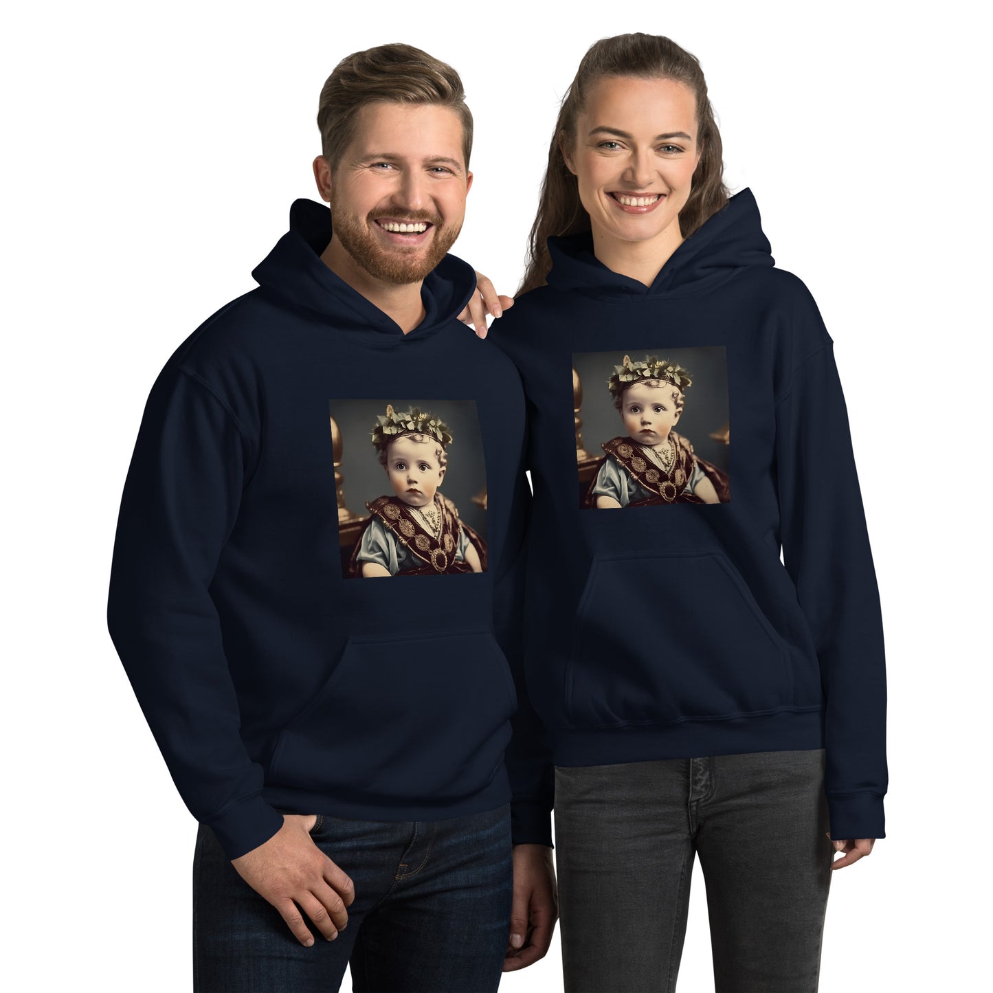 Hoodie Unisex / Air Spun Cotton / Portrait Gaius Julius I