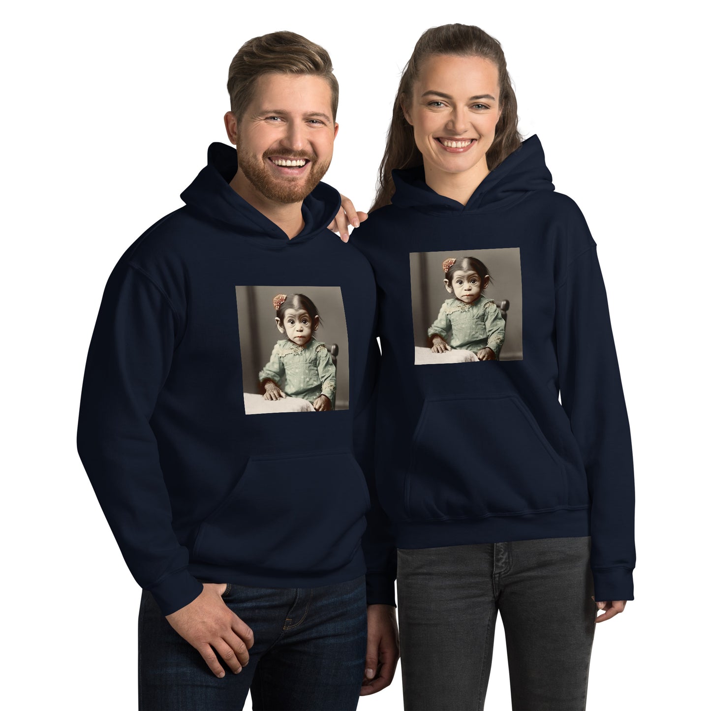 Hoodie Unisex / Air Spun Cotton / Portrait Lucy Dinkinesh I