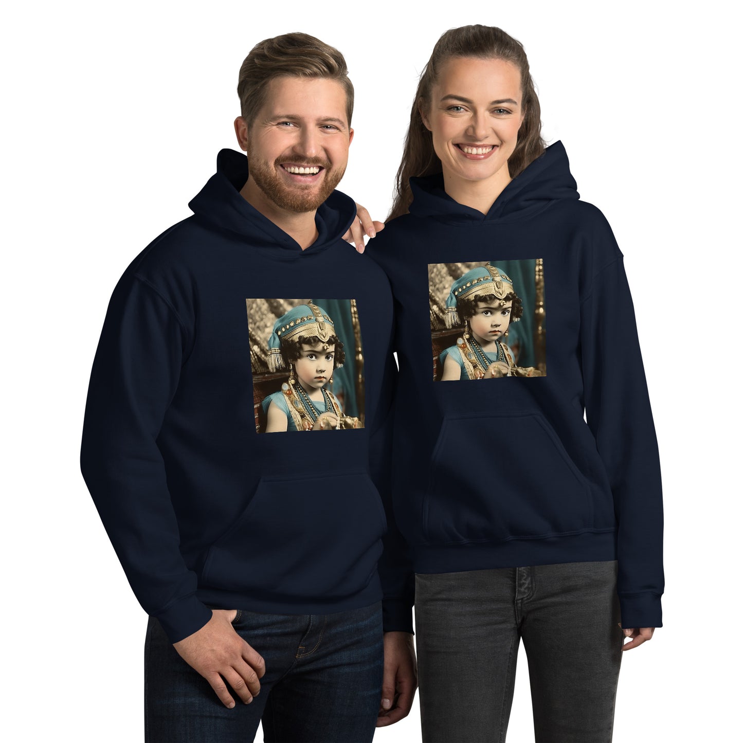 Hoodie Unisex / Air Spun Cotton / Portrait Cleopatra Philopator II