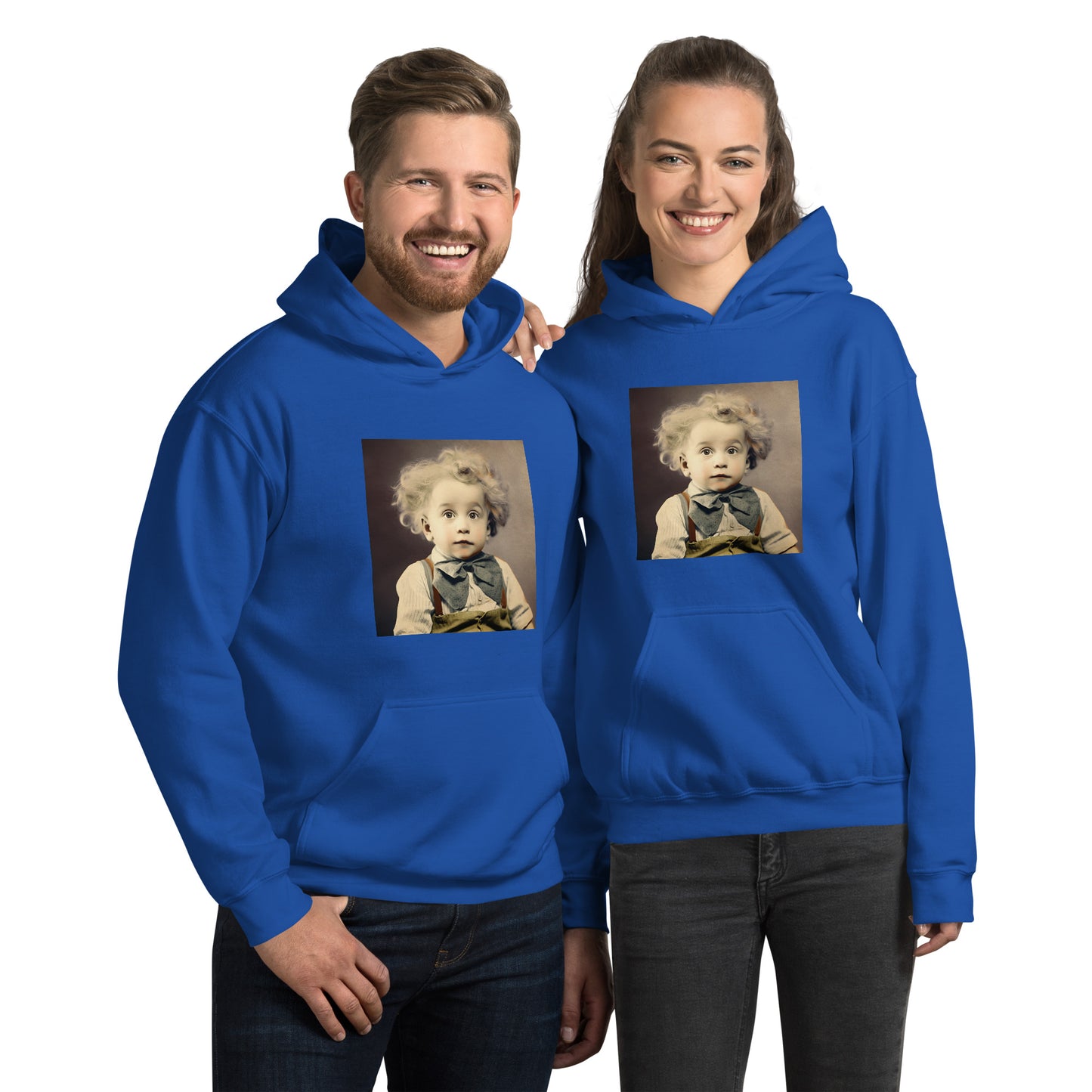 Hoodie Unisex / Air Spun Cotton / Portrait Albert Hermann II