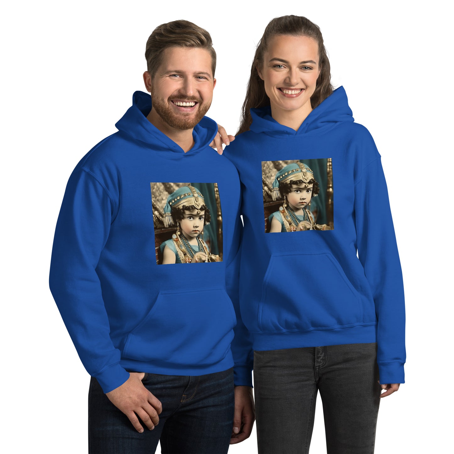 Hoodie Unisex / Air Spun Cotton / Portrait Cleopatra Philopator II