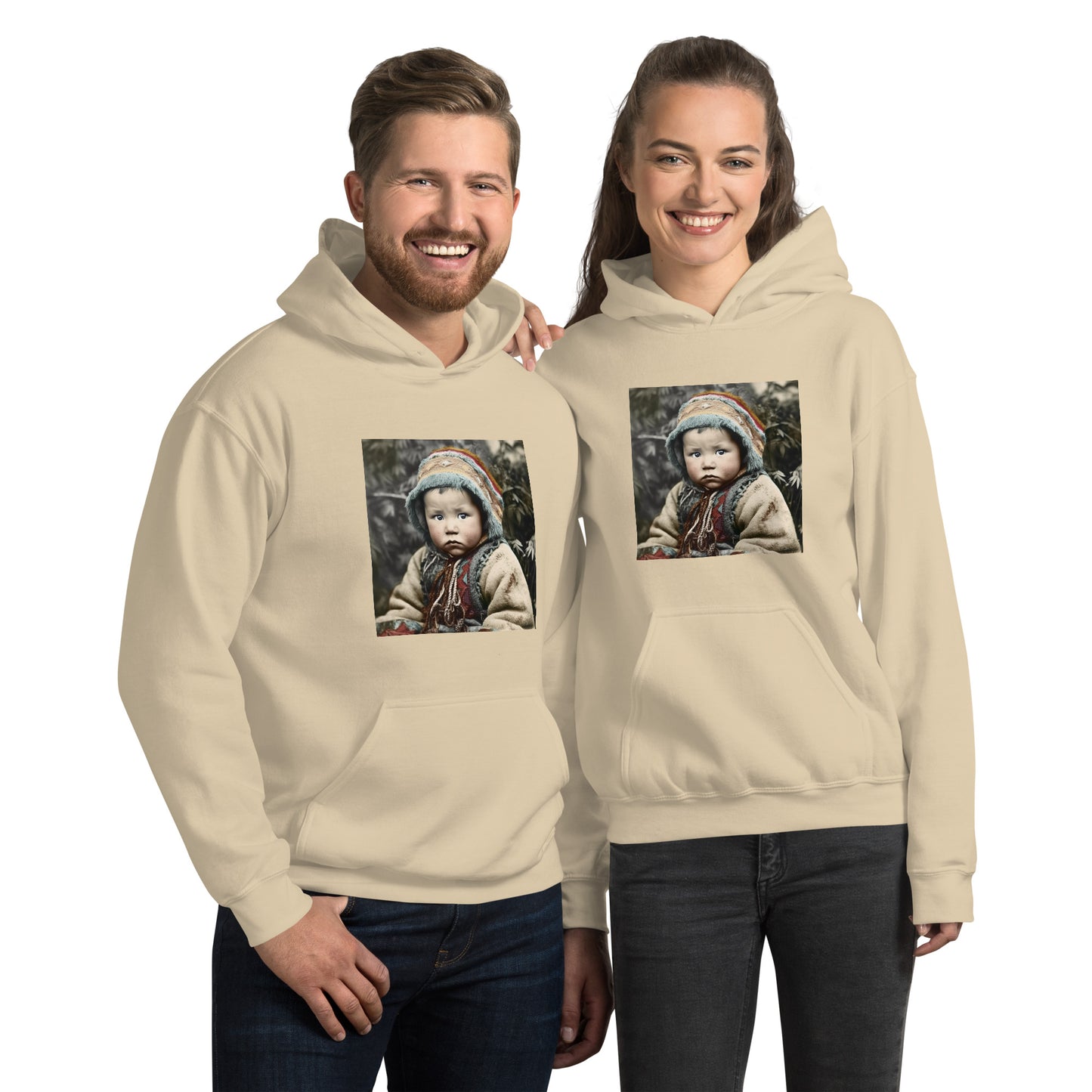 Hoodie Unisex / Air Spun Cotton / Portrait Koelbjerg Child I