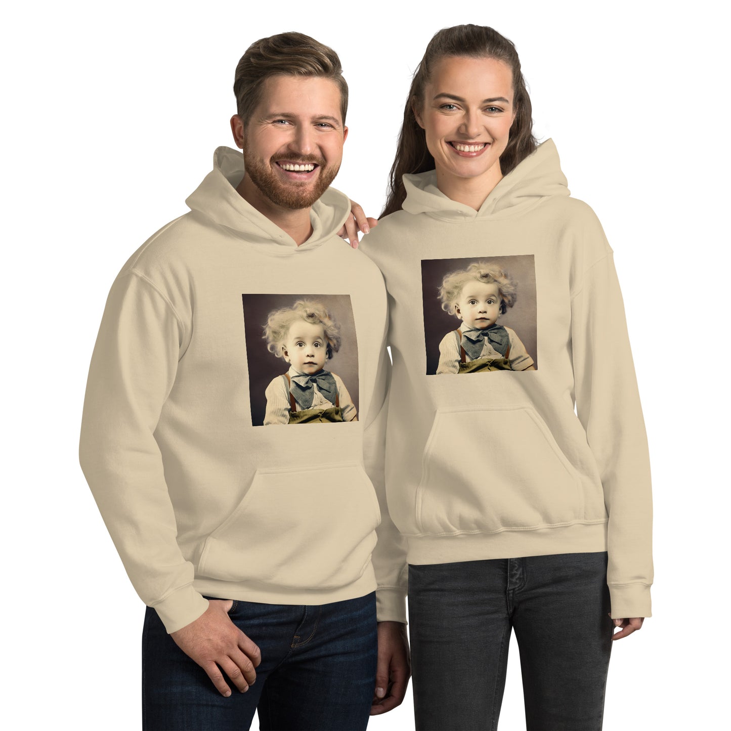 Hoodie Unisex / Air Spun Cotton / Portrait Albert Hermann II